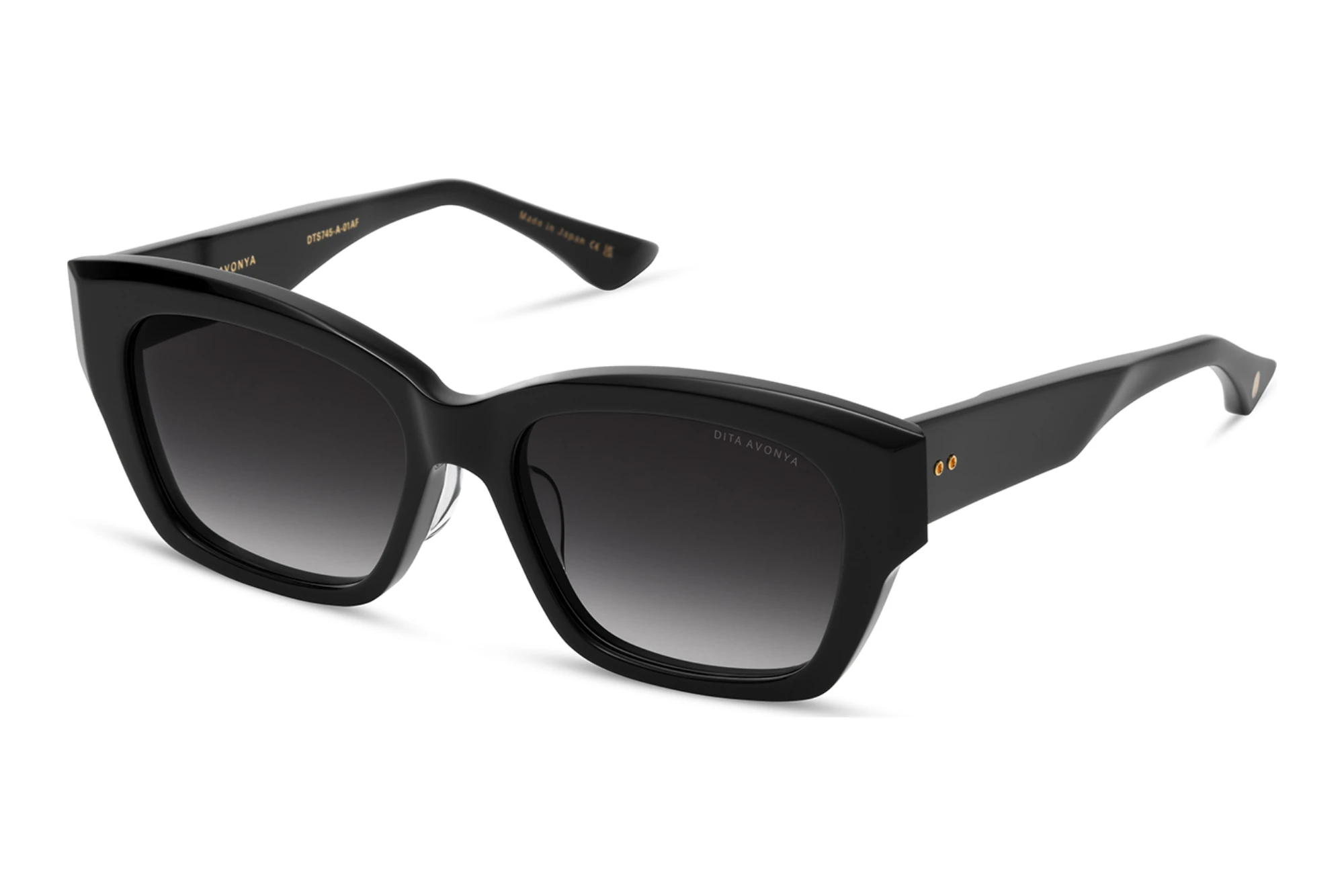 DITA   DTS-745 01A GREY TO CLEAR GRADIENTBLACK - YELLOW GOLD