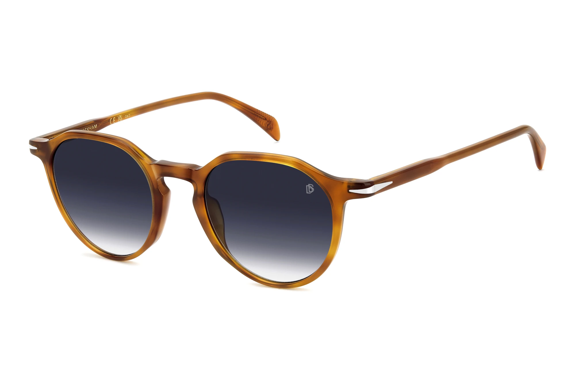 David Beckham   DB 1217/S WR9/08 DK BLUE SHADEDBROWN HAVANA