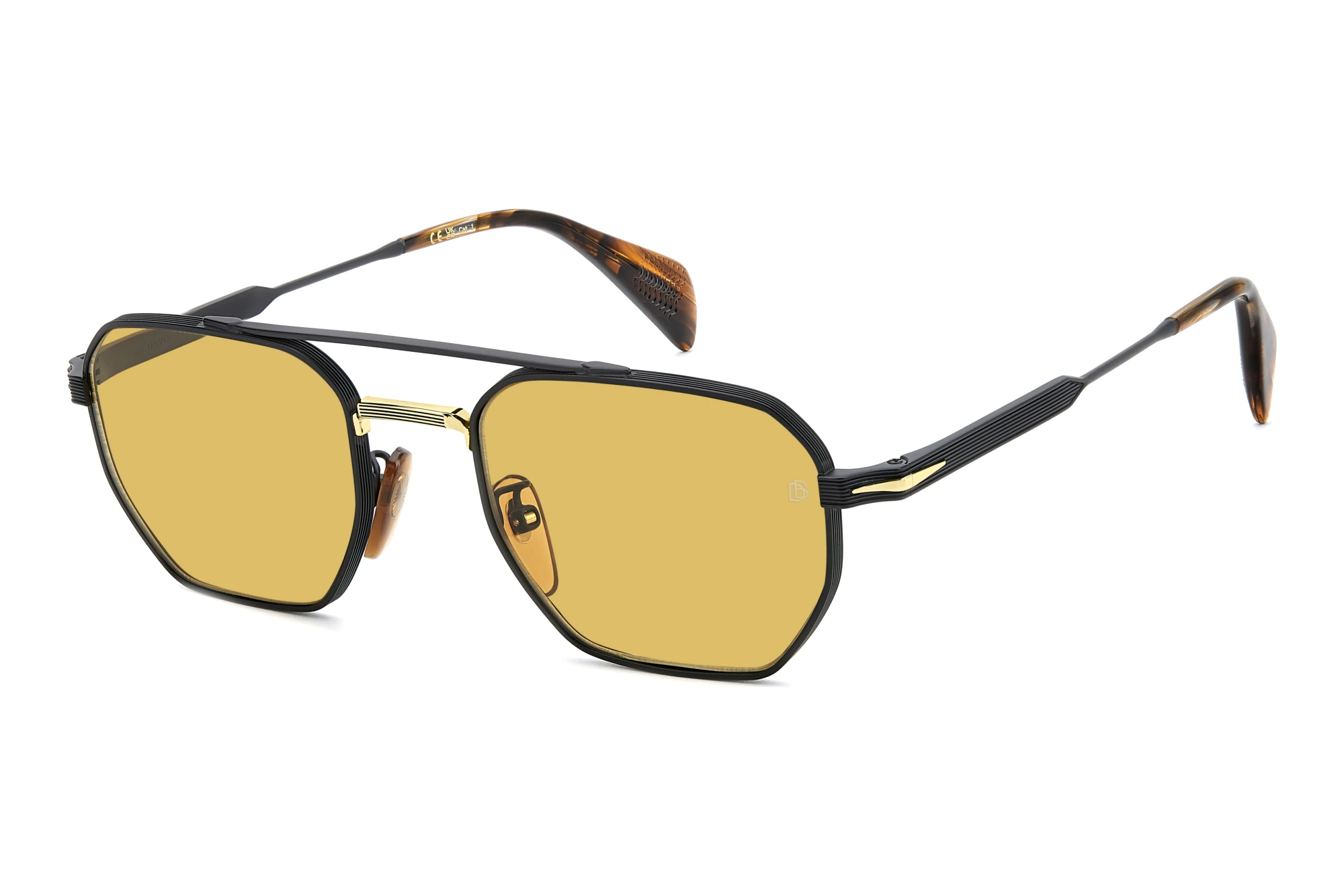 David Beckham   DB 1229/S I46/J9 YELLOW ANTIREFLEXMATTE BLACK GOLD