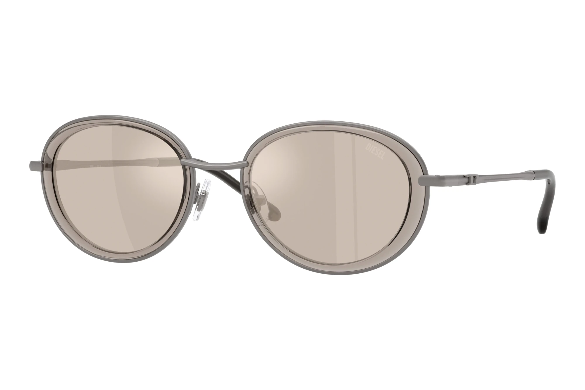 Diesel   DL1018 10096G Ivory Mirror Internal SilverMatte Gunmetal