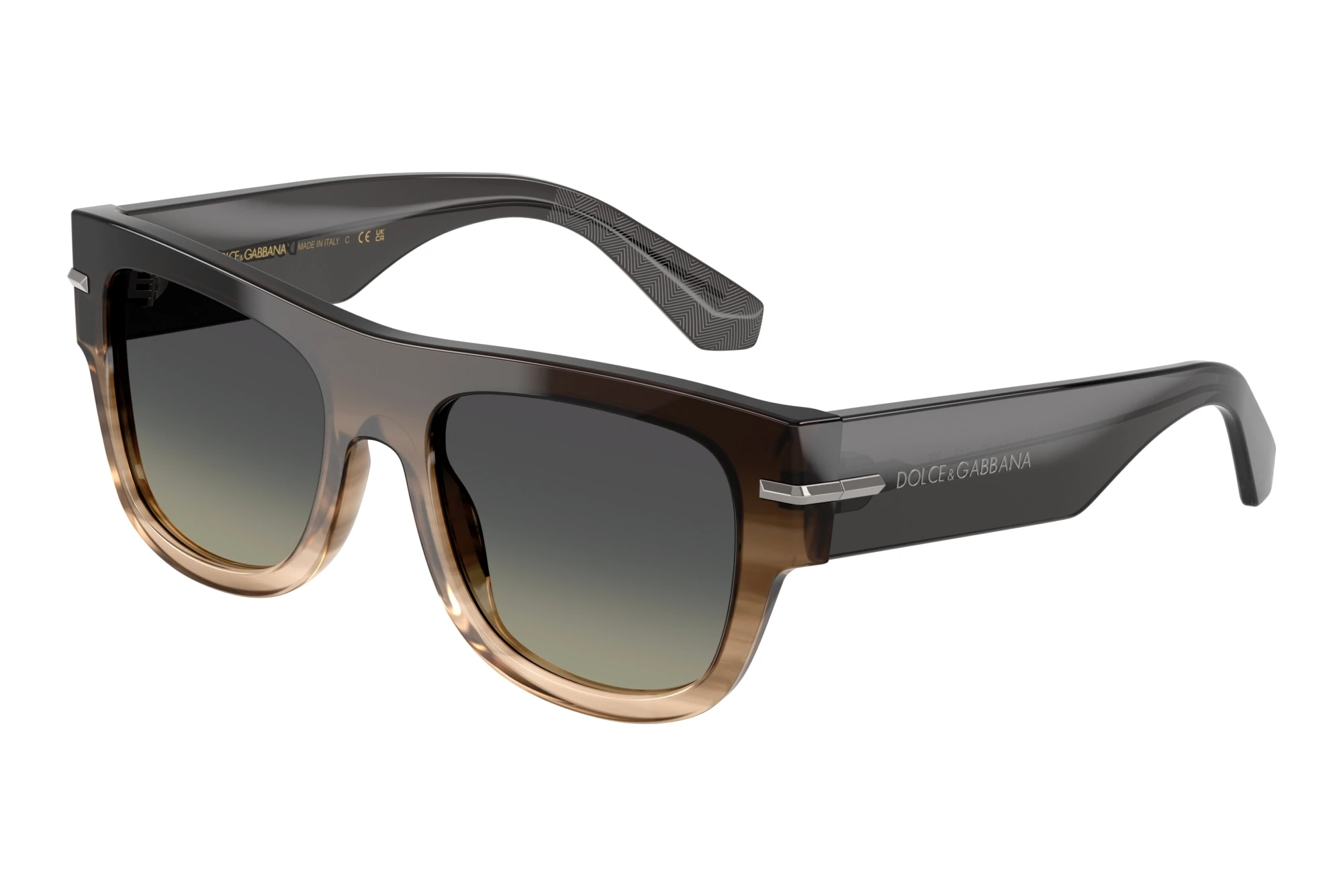 Dolce & Gabbana   DG4484 348411 Grey GradientGradient Striped Grey