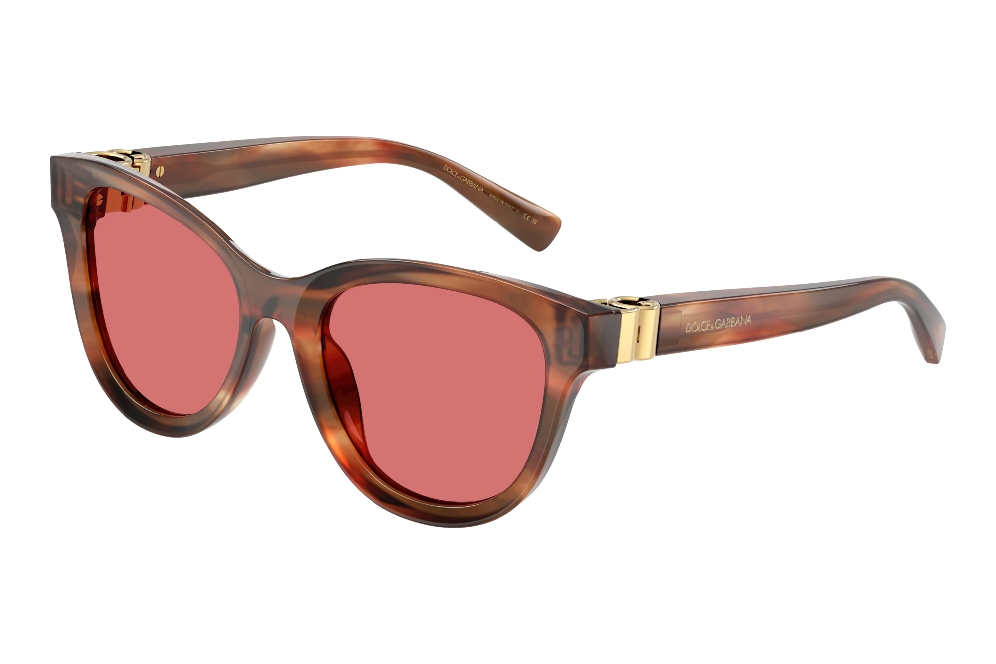 Dolce & Gabbana   DG4533 322175 RedStriped Brown