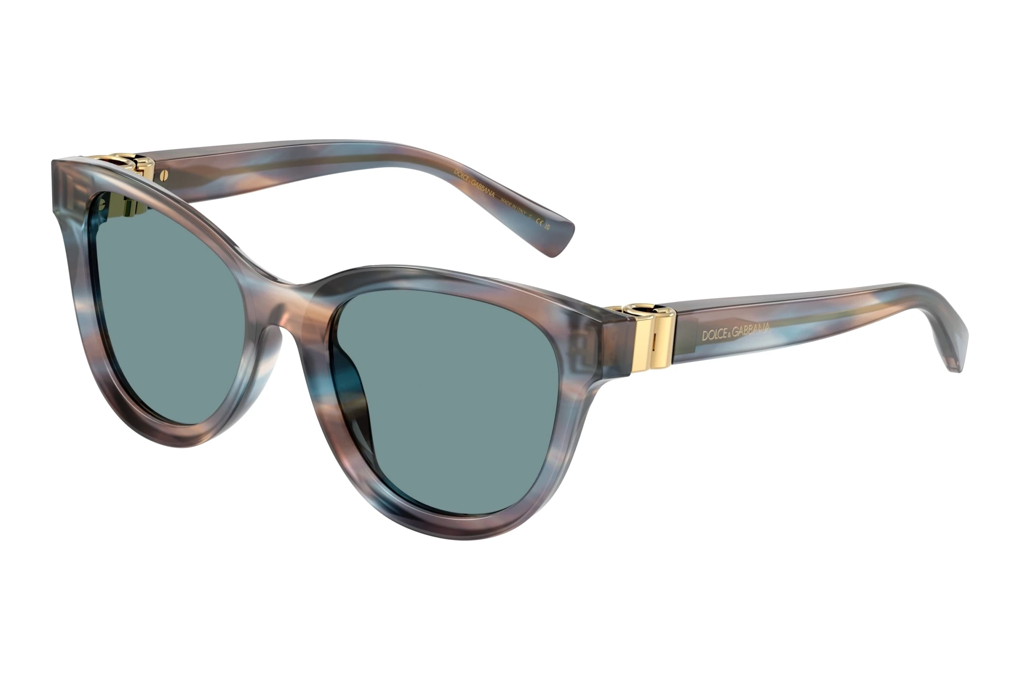 Dolce & Gabbana   DG4533 344880 Teal BlueStriped Blue