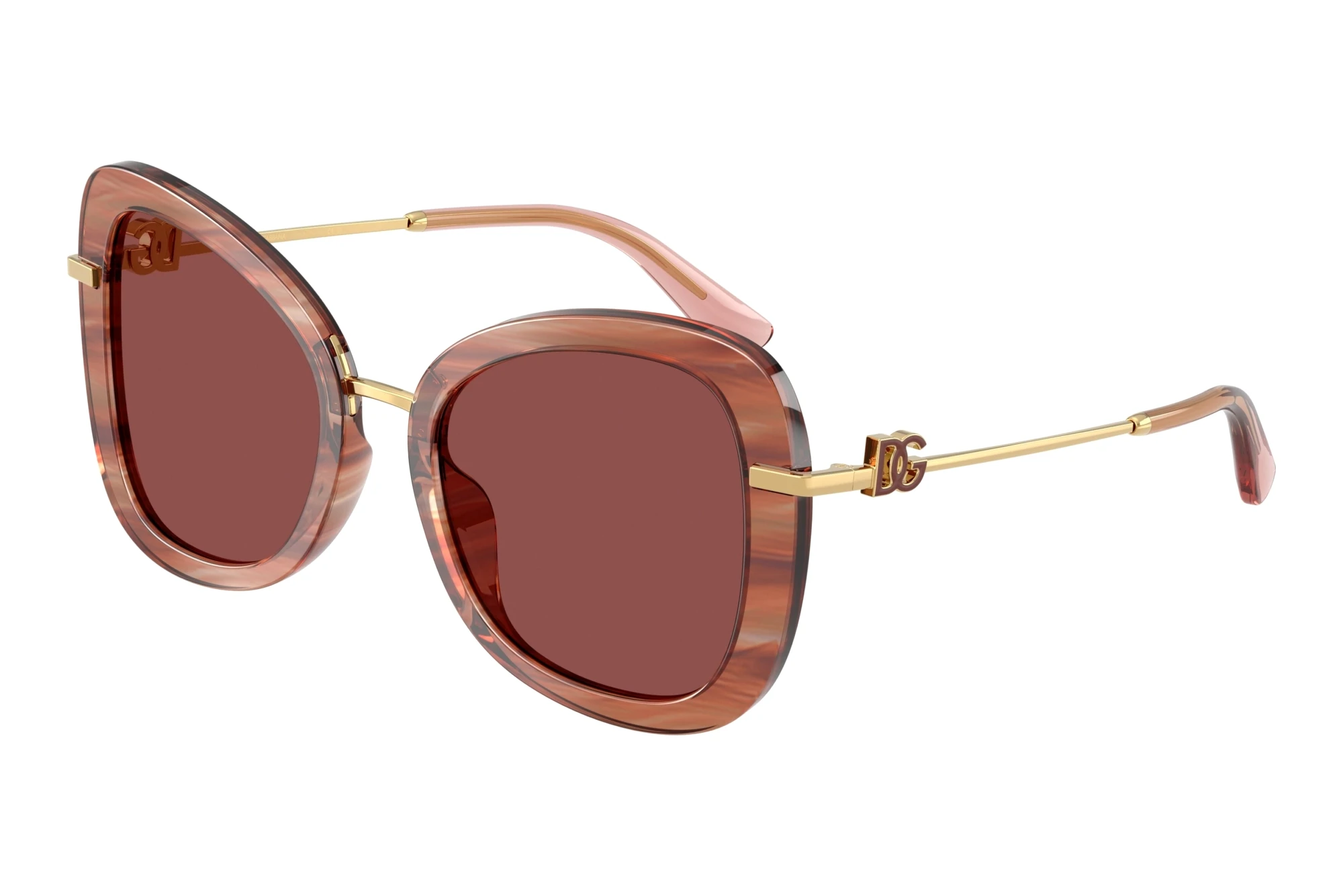 Dolce & Gabbana   DG4535 347375 Dark VioletStriped Red