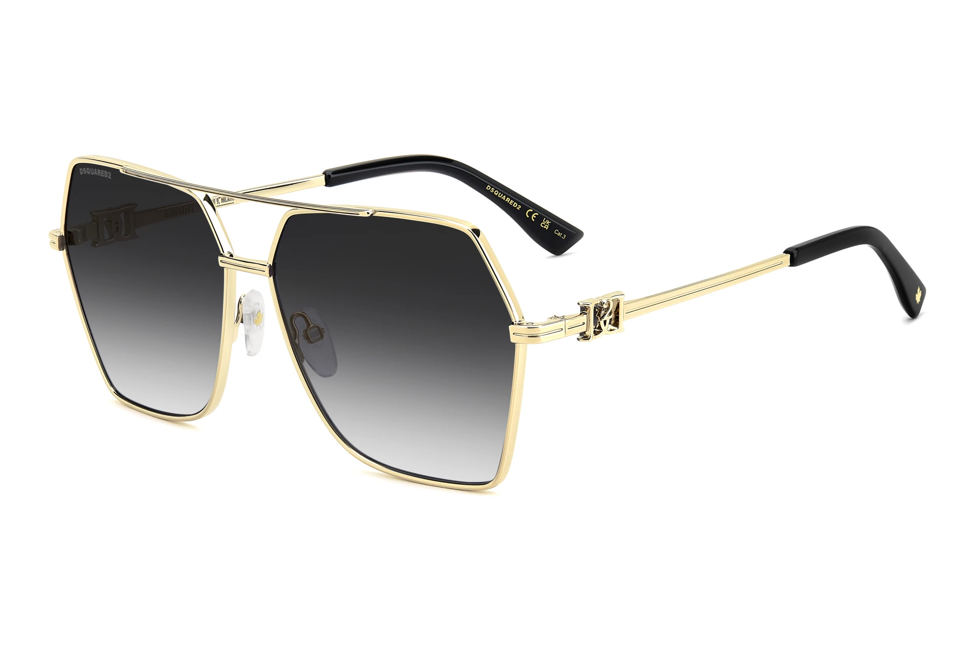 Dsquared2   D2 0206/S J5G/9O DARK GREY SHADEDGOLD