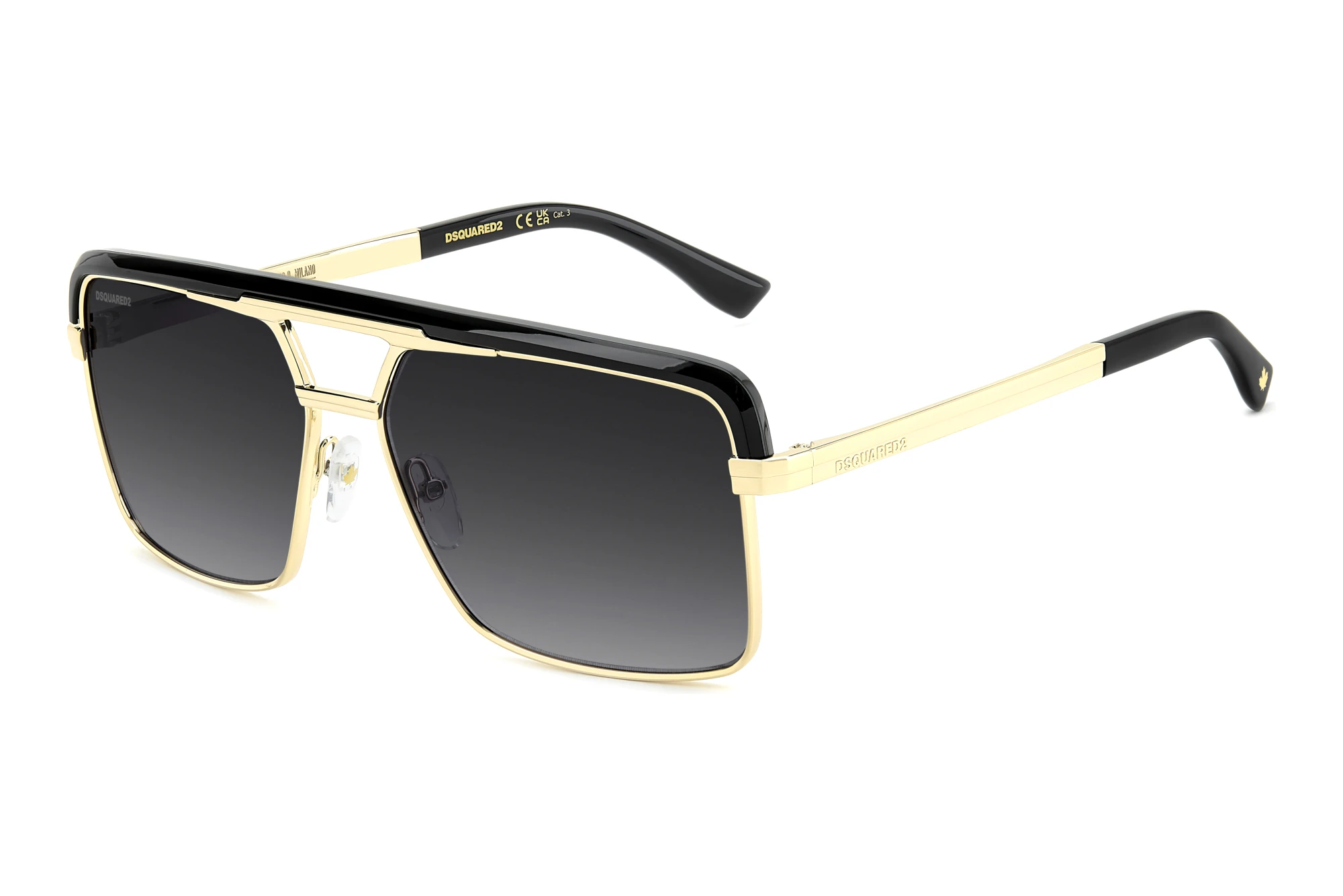 Dsquared2   D2 0212/S 2M2/9O GREY SHADEDBLACK GOLD