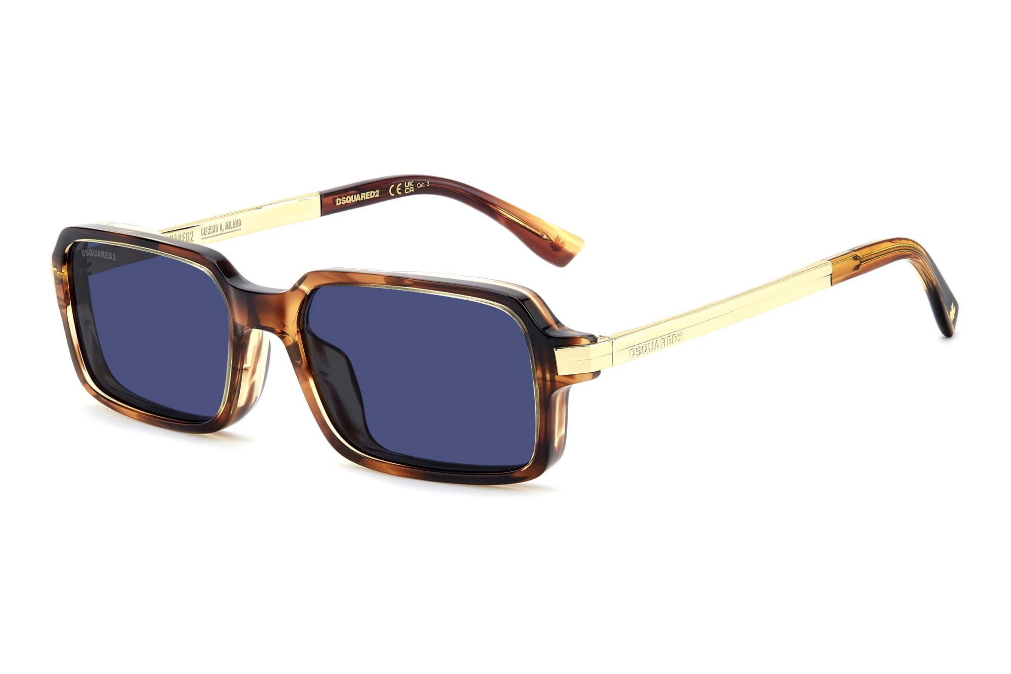 Dsquared2   D2 0214/G/S EX4/KU BLUEBROWN HORN