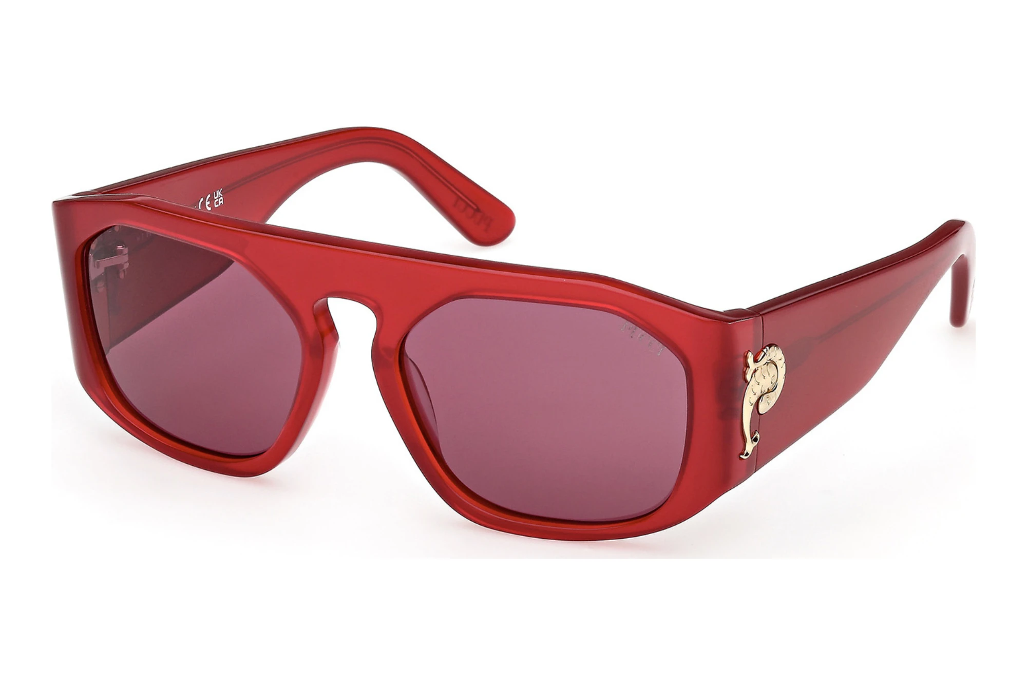 Emilio Pucci   EP0242 66S bordeauxRot/Einfarbig