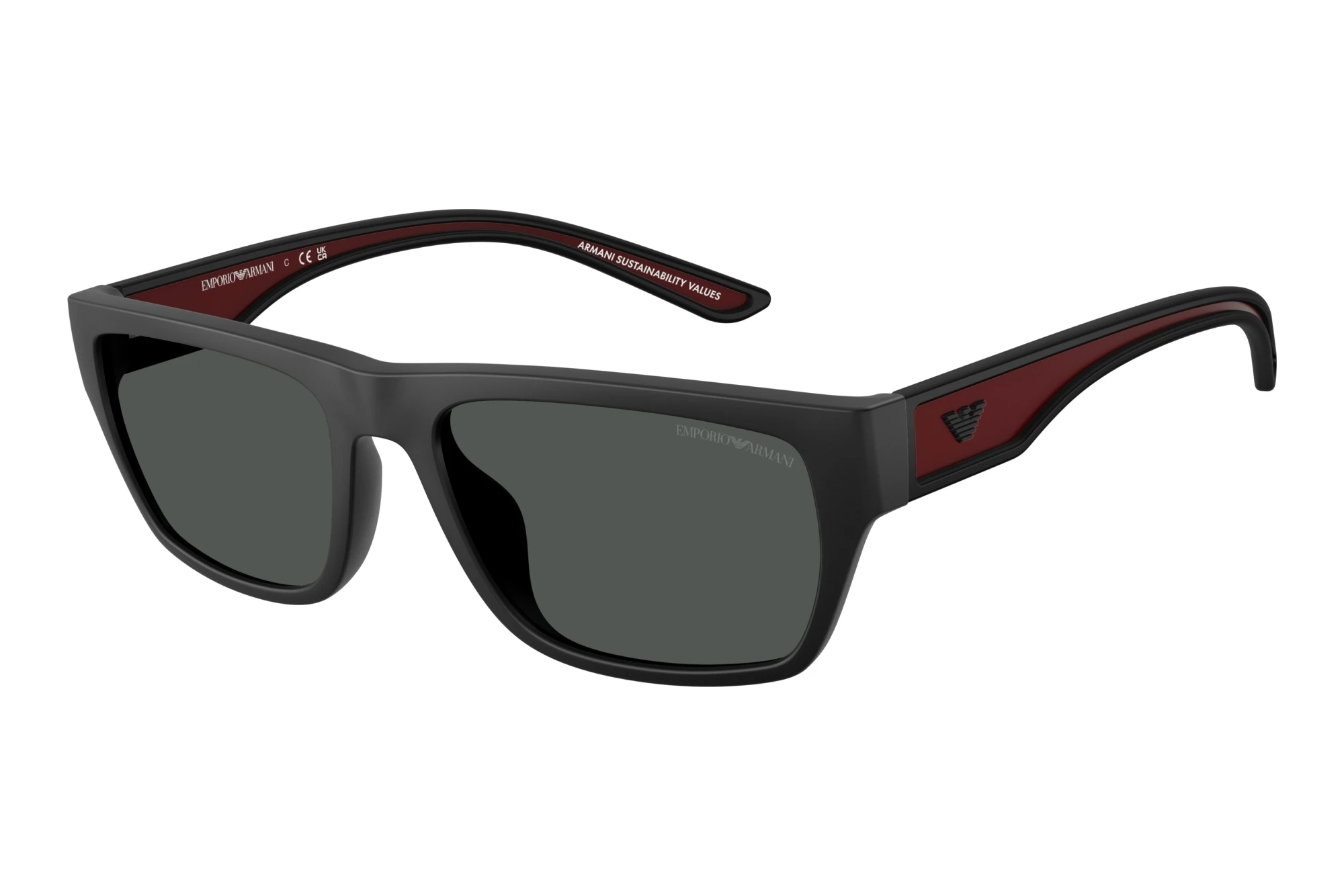 Emporio Armani   EA4267U 500987 Dark GreyRubberized Matte Black