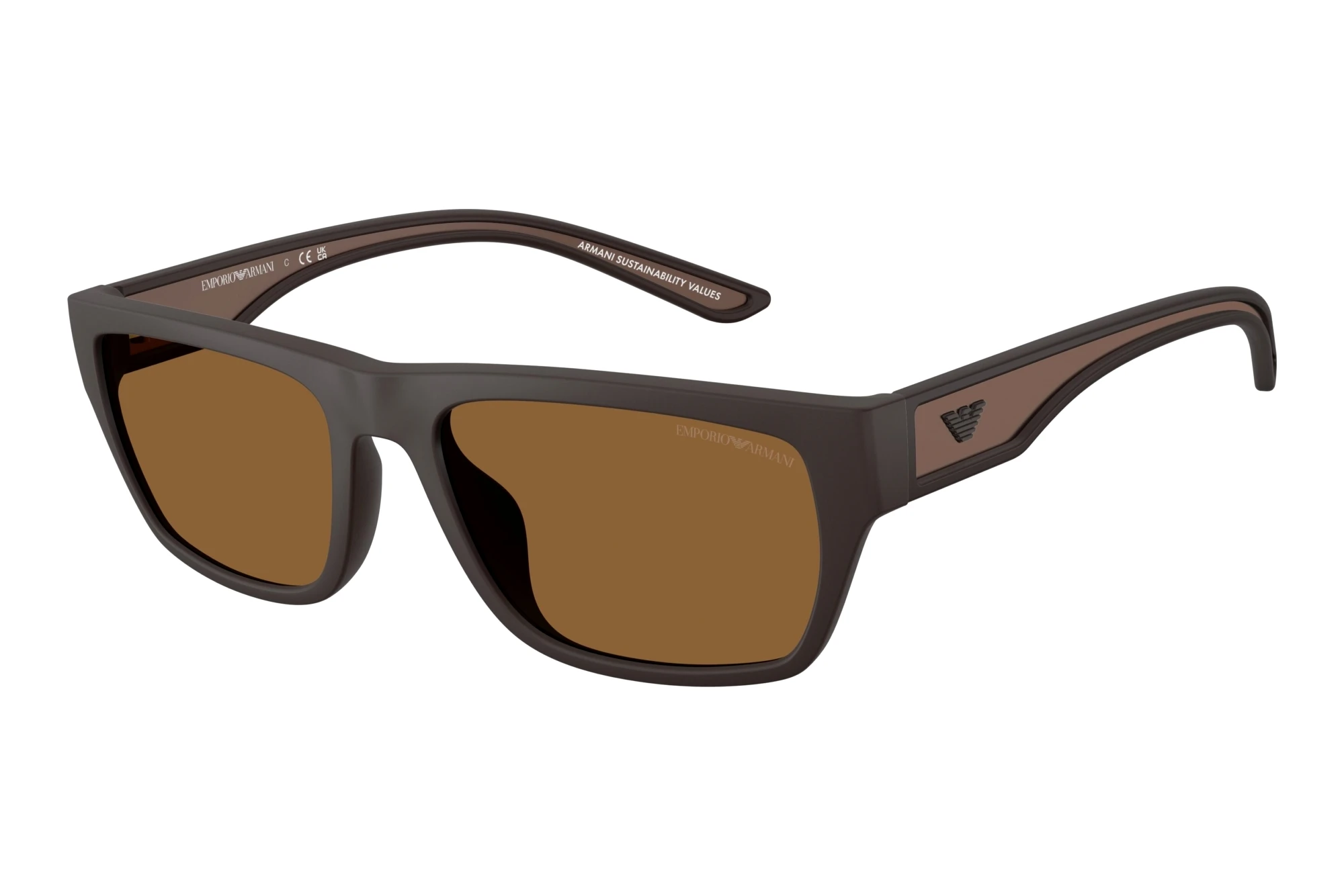 Emporio Armani   EA4267U 618673 BrownRubberized Matte Brown