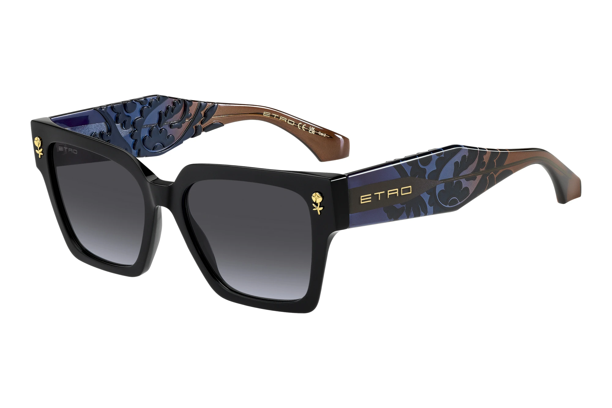 Etro   ETRO 0128/S IPA/GB GREY AZURESHADED BROWN BLUE