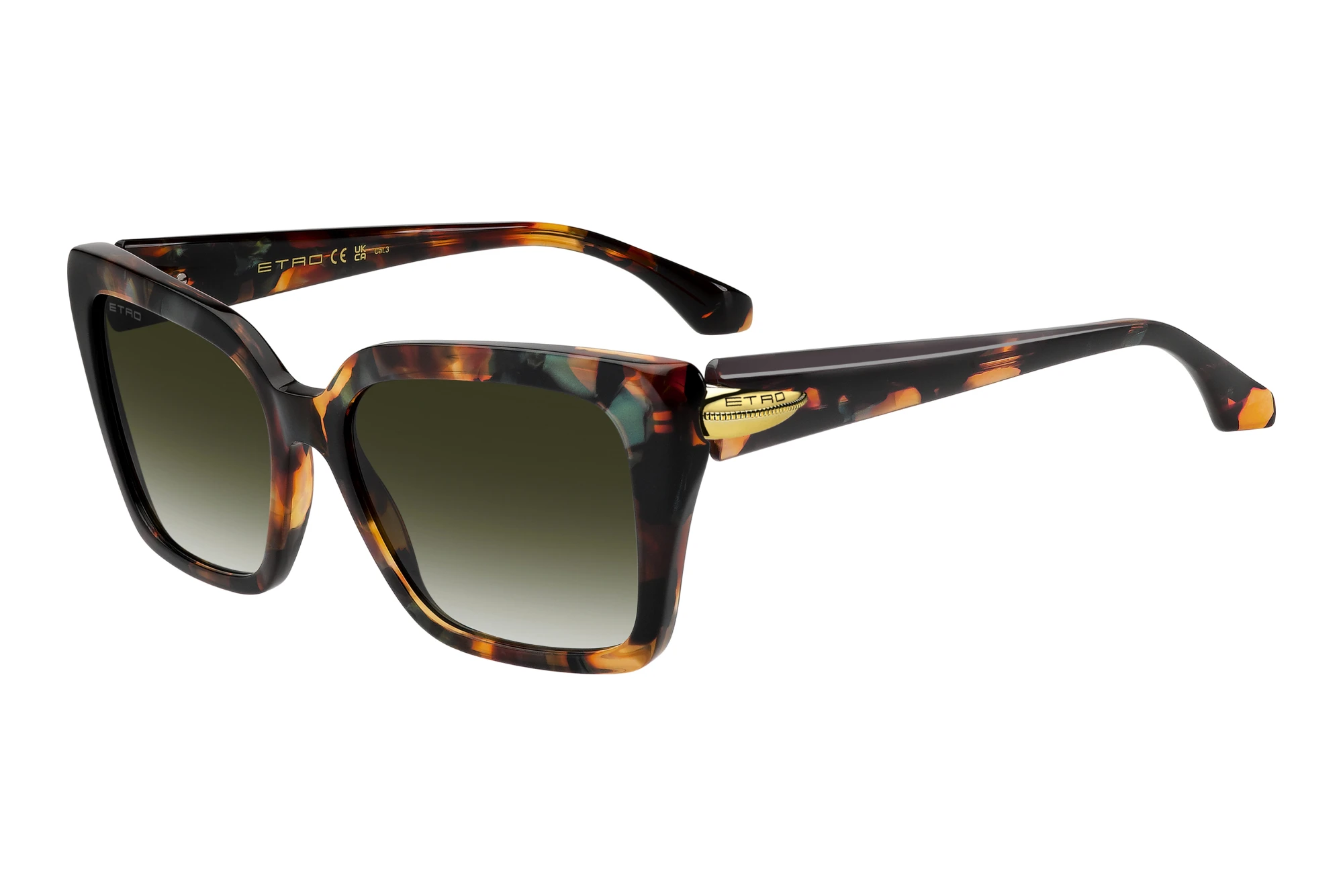 Etro   ETRO 0151/S I2A/9K GREEN SHADEDBROWN HAVANA GREEN