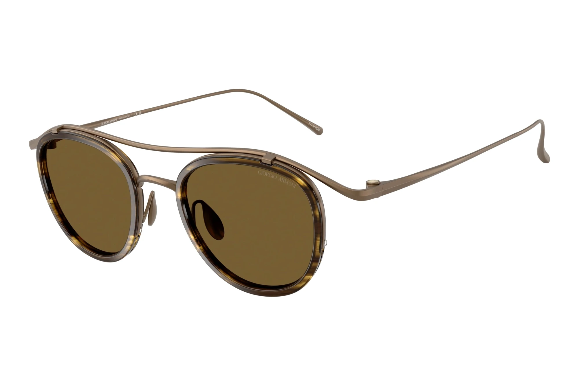 Giorgio Armani   AR6179T 342973 Dark BrownMatte Pale Gold
