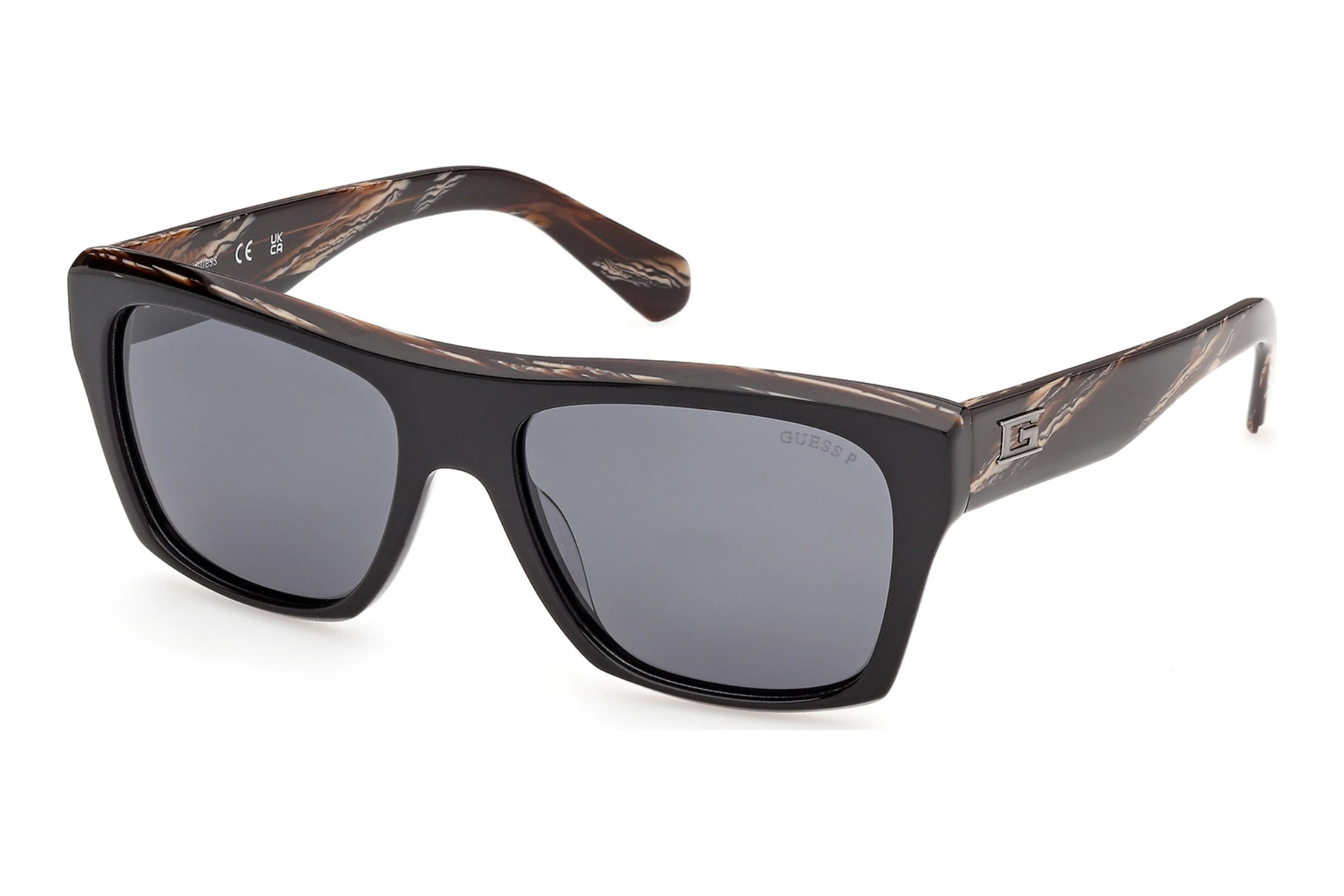 Guess   GU00368 01D grau polarisierendGlänzend Schwarz