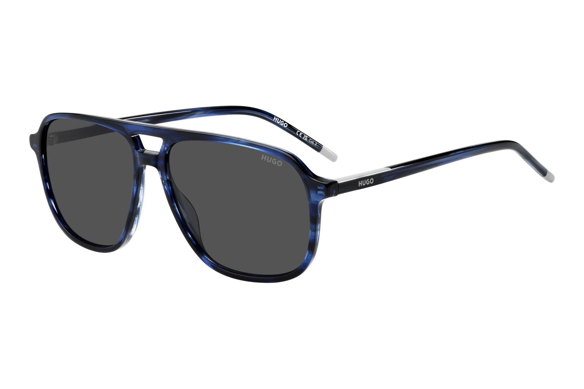 Hugo   HG 1398/S 38I/IR GREYBLUE HORN