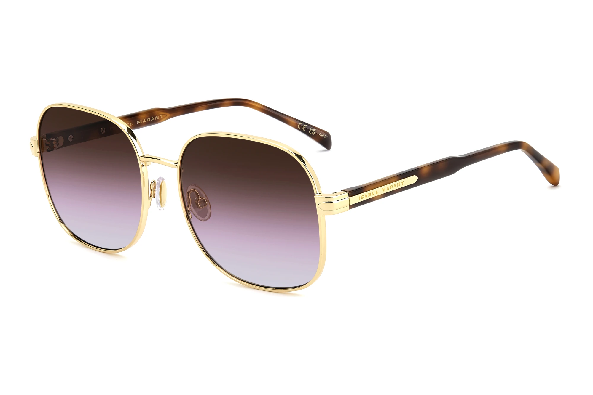 Isabel Marant   IM 0282/S 001/QR BROWN SHADED VIOLETYELLOW GOLD