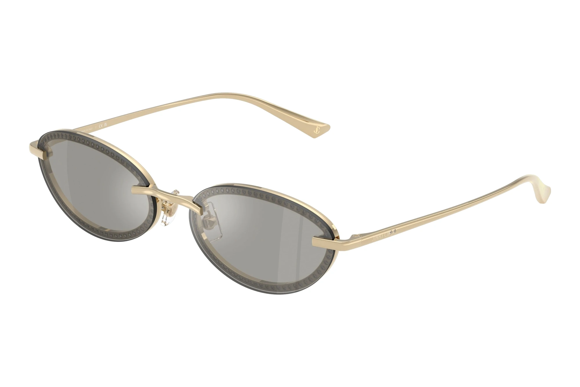 Jimmy Choo   JC4020B 30066G Light Grey Mirror SilverPale Gold
