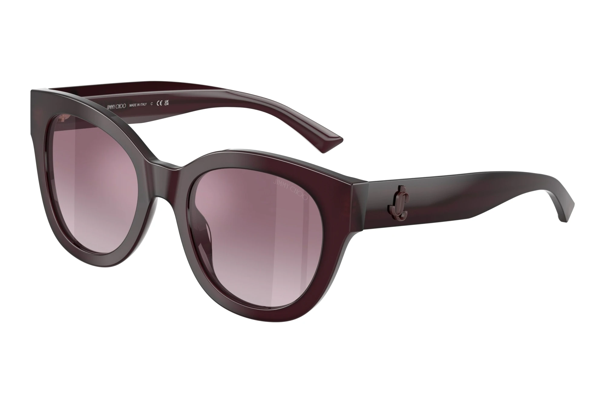Jimmy Choo   JC5053 50866X Gradient Violet Mirror SilverOpaline Prune
