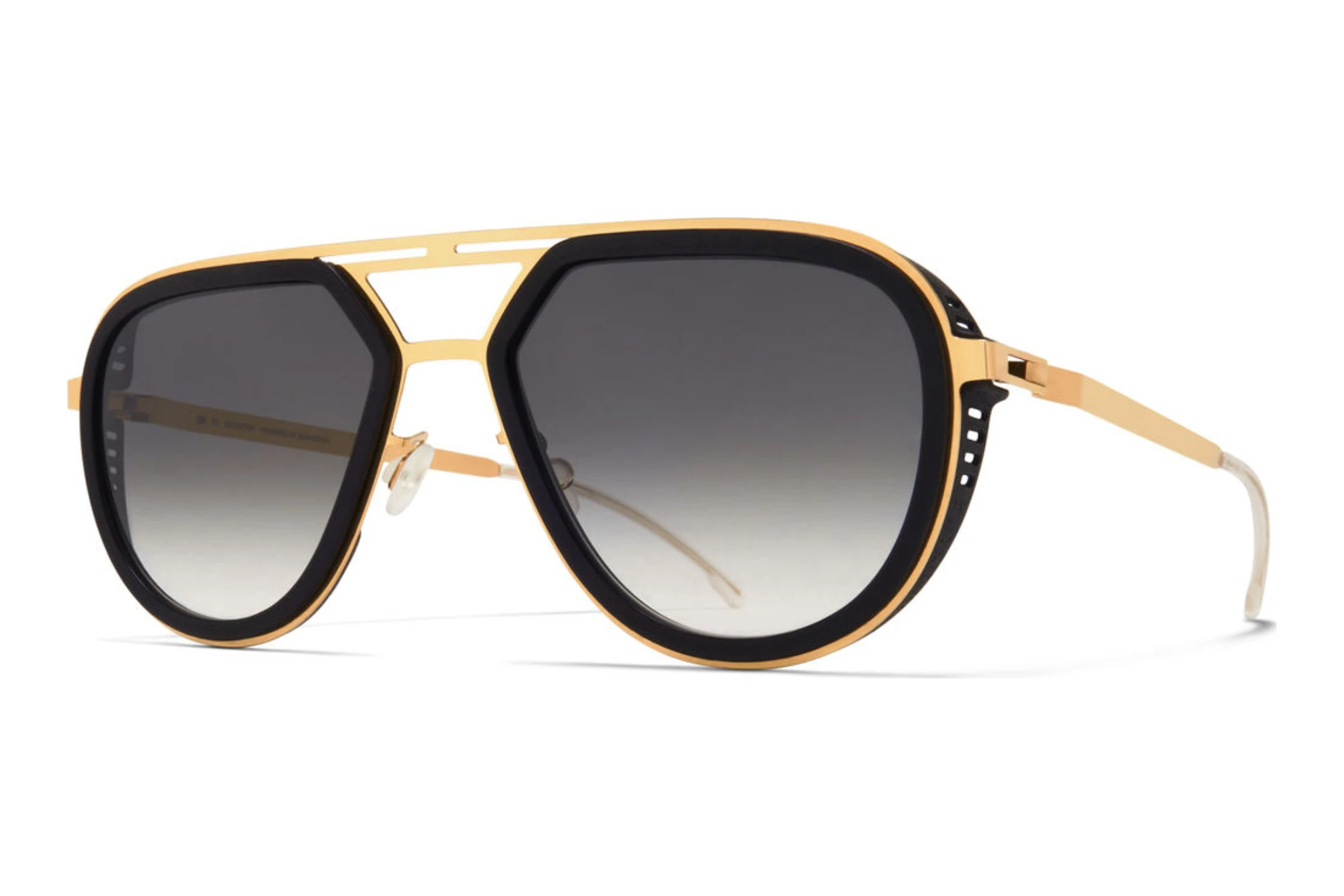 MYKITA   CYPRESS SUN 585 Raw Black GradientMH7-Pitch Black/Glossy Gold