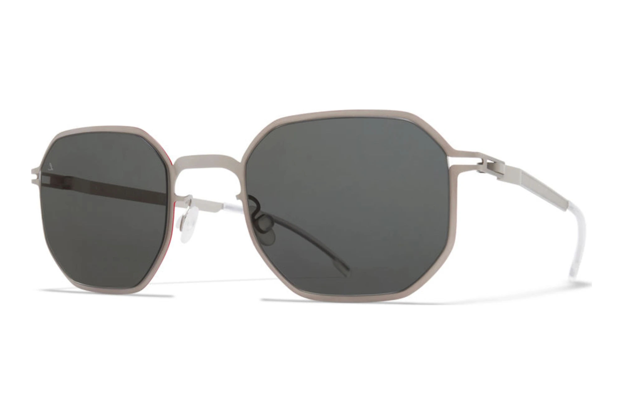 MYKITA   ML15 SUN 334 Leica Grey 85 PolarizedMattesilver/Leica Red Edges