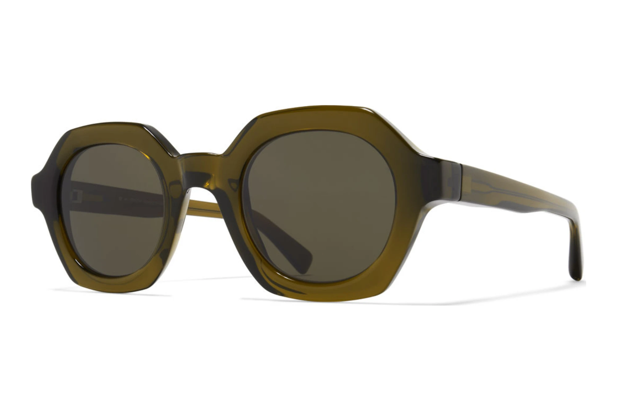 MYKITA   TESHI SUN 775 Raw Green SolidC158-Peridot/Shiny Silver
