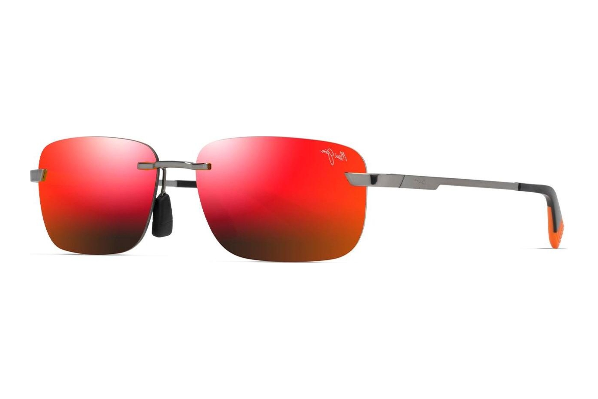 Maui Jim   Lanakila RM624-17 Hawaii Lava ™Shiny Light Ruthenium