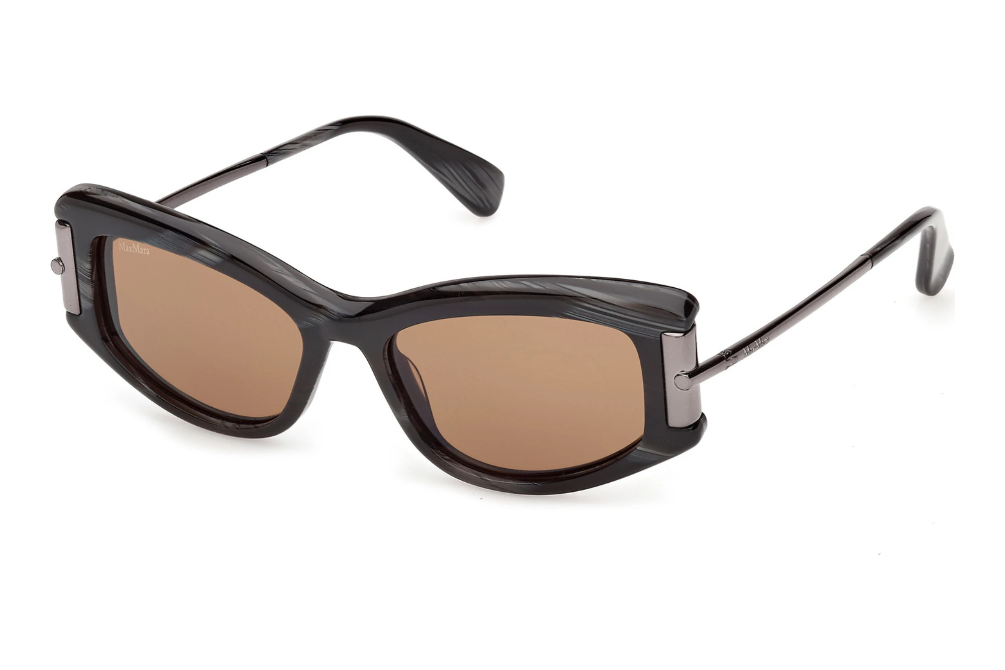 Max Mara   MM0189 63E grauSchwarz Horn