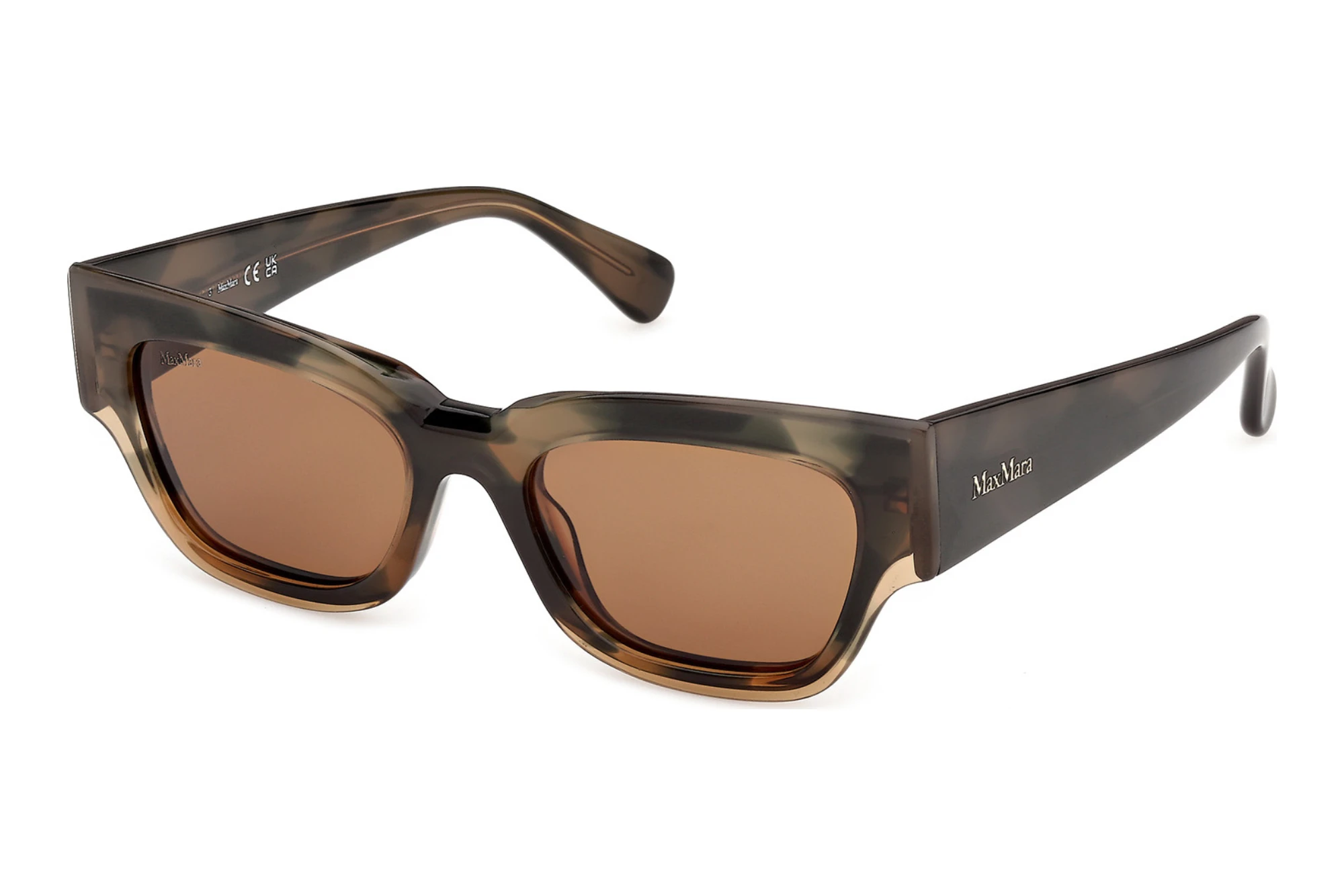 Max Mara   MM0211 55E braunDunkelgrün/Havanna