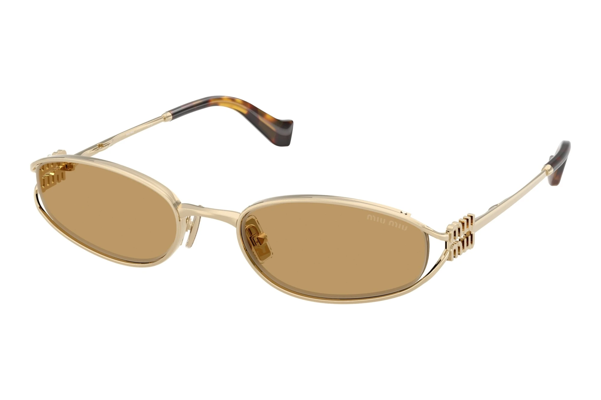 Miu Miu   MU C51S ZVN10Y BrownPale Gold