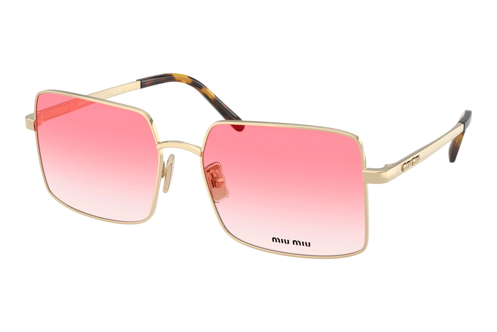 Miu Miu   MU C53S ZVN81E Shaded PinkPale Gold