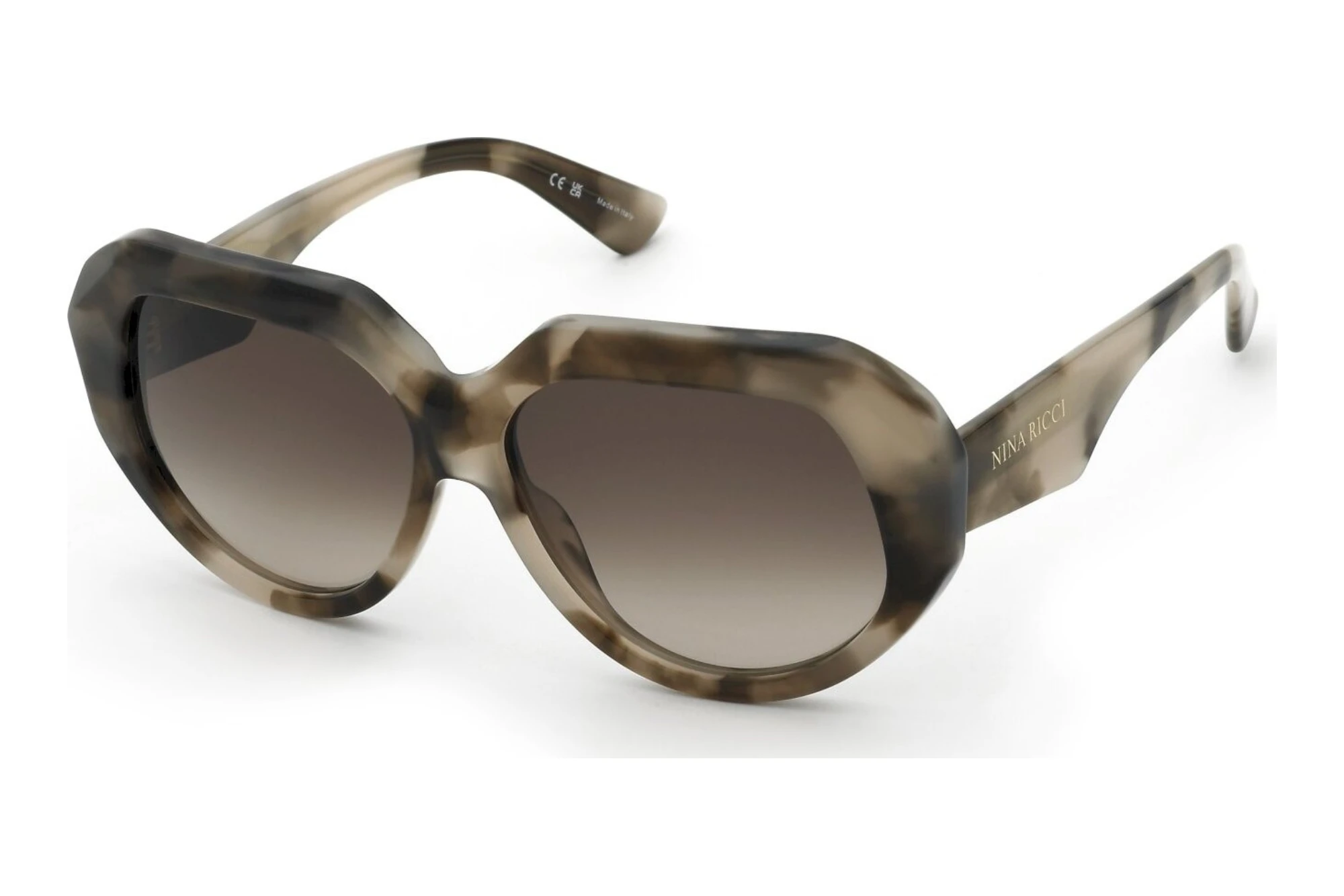 Nina Ricci   SNR435 06SK BROWN GRADIENT BROWNSHINY OPAL HAVANA
