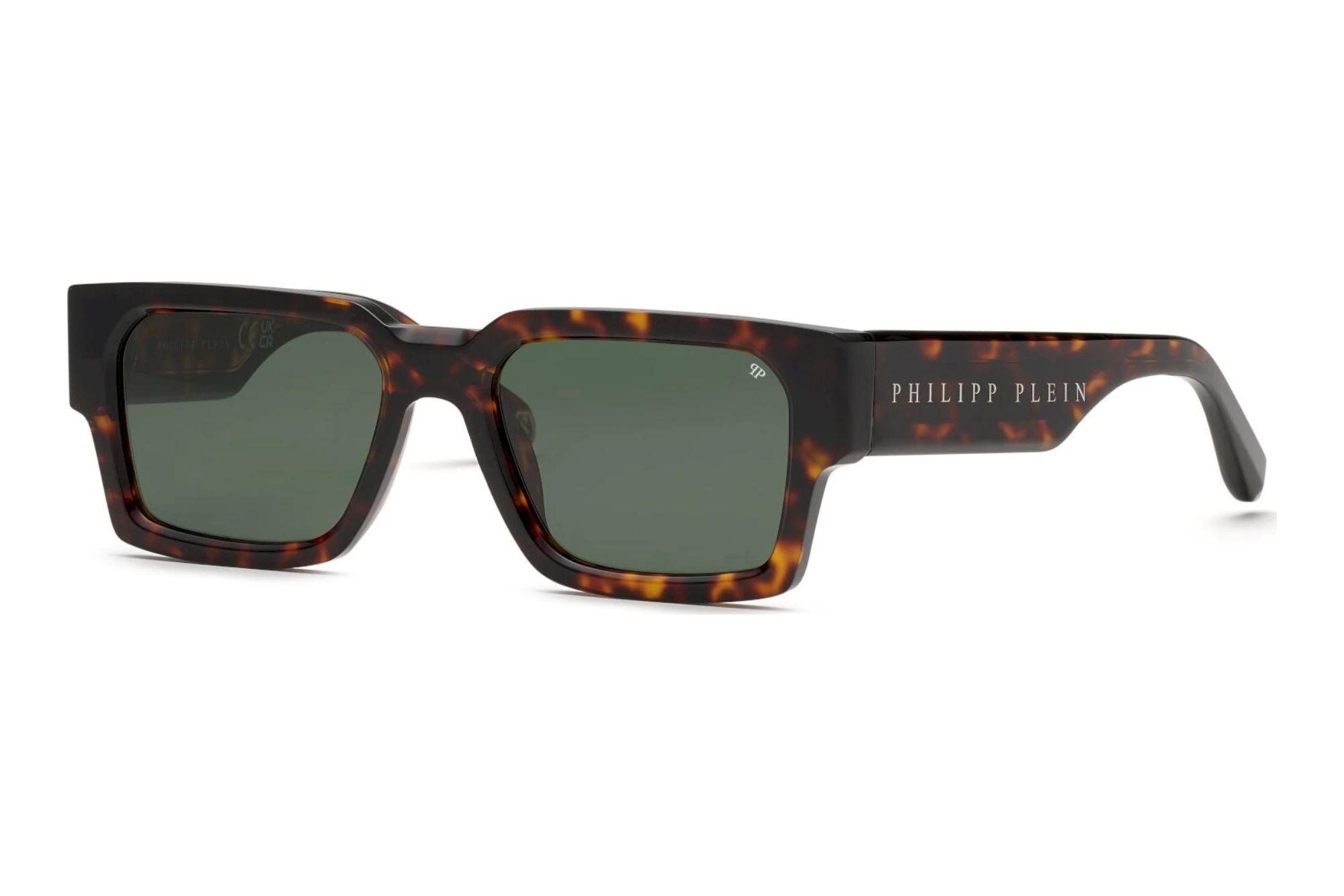 Philipp Plein   SPP183M 0743 GREENSHINY BROWN/YELLOW HAVANA
