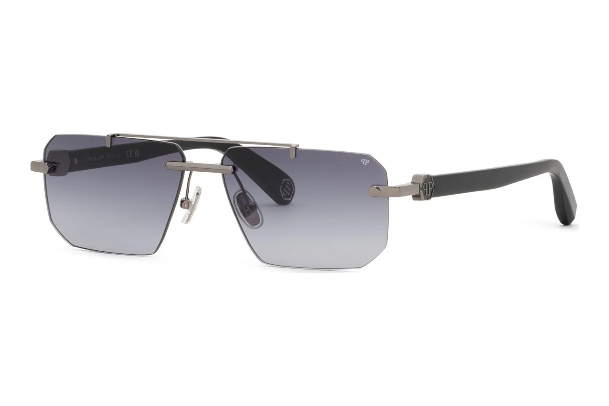 Philipp Plein   SPP274 0568 SMOKE GRADIENT SMOKETOTAL SHINY GUN