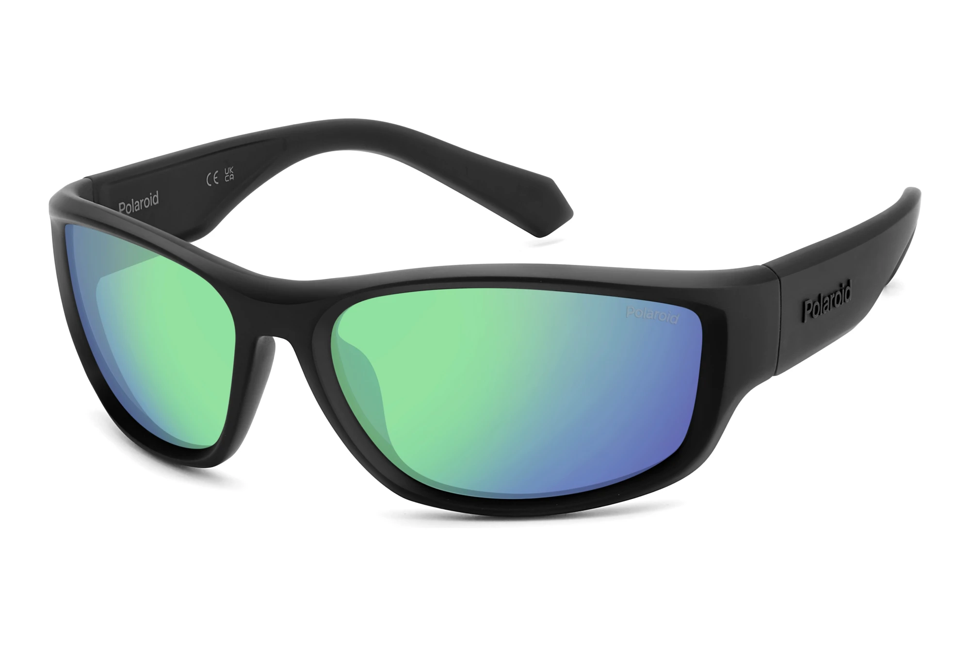 Polaroid   PLD 2166/S 3OL/5Z GREYGREEN MIRROR POLARIZEDMATTE BLACK GREEN