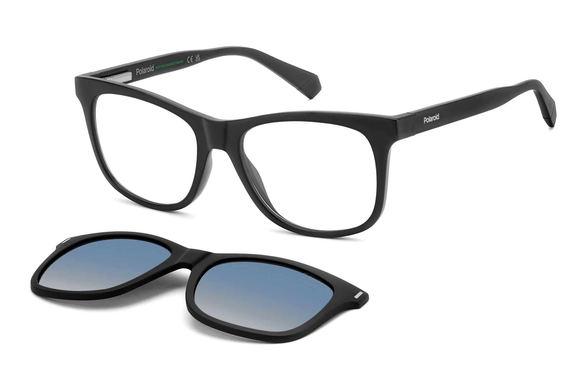 Polaroid   PLD 6202/CS 003/Z7 BLUE SHADED POLARIZEDMATTE BLACK