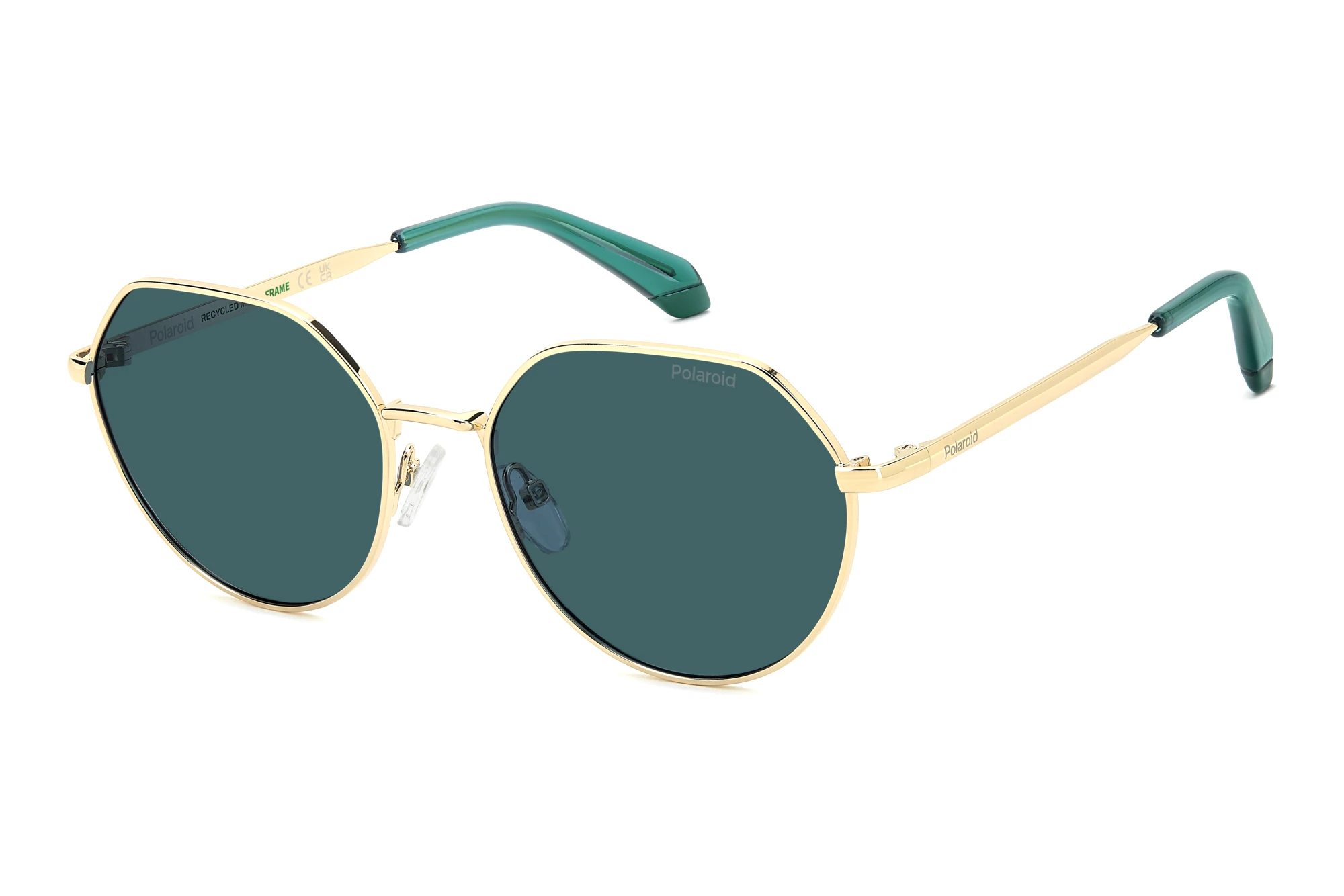 Polaroid   PLD 8074/S OGA/C3 BLUE POLARIZEDGOLD TEAL