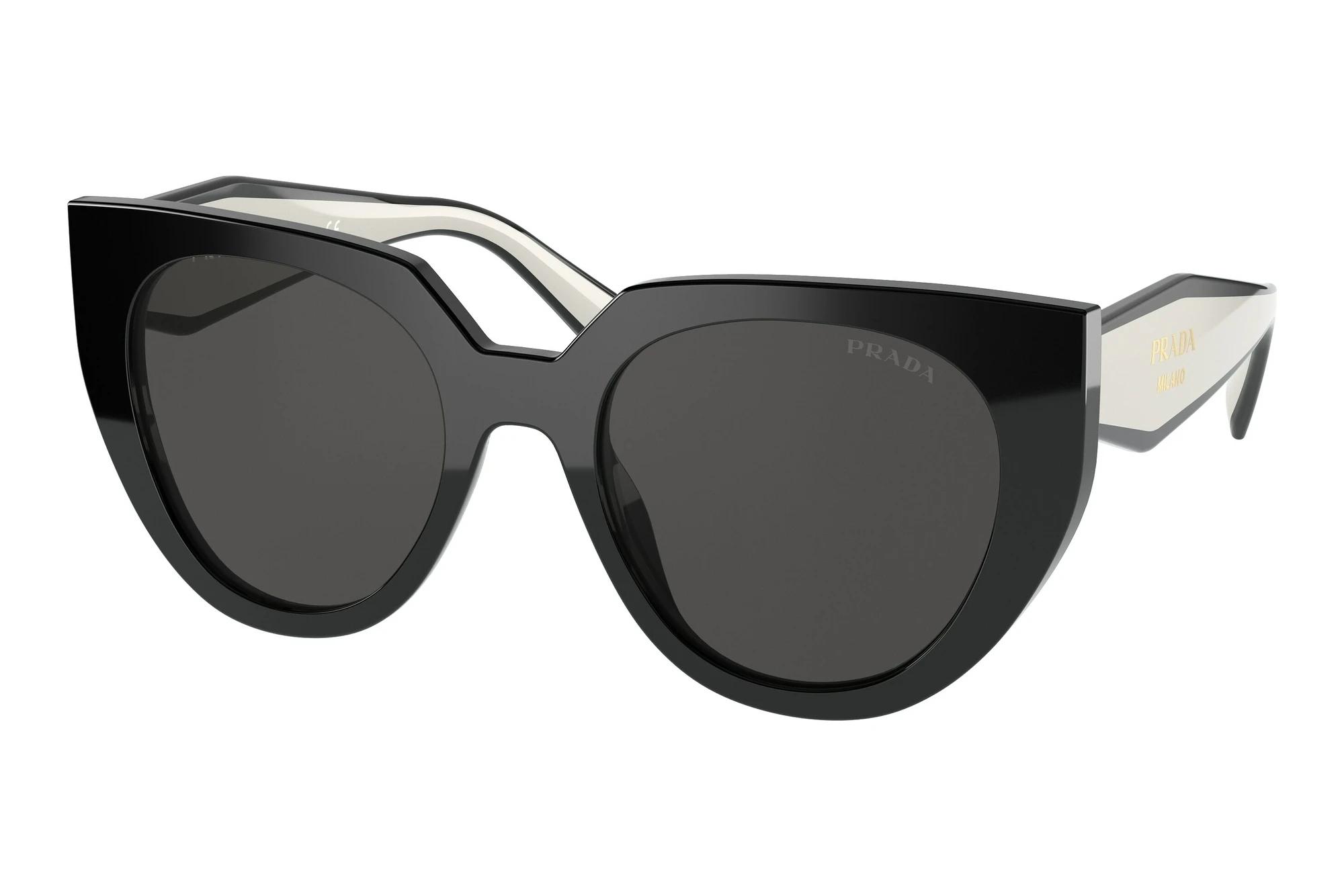 Prada   PR 14WS 09Q5S0 Dark GreyBlack/Talc