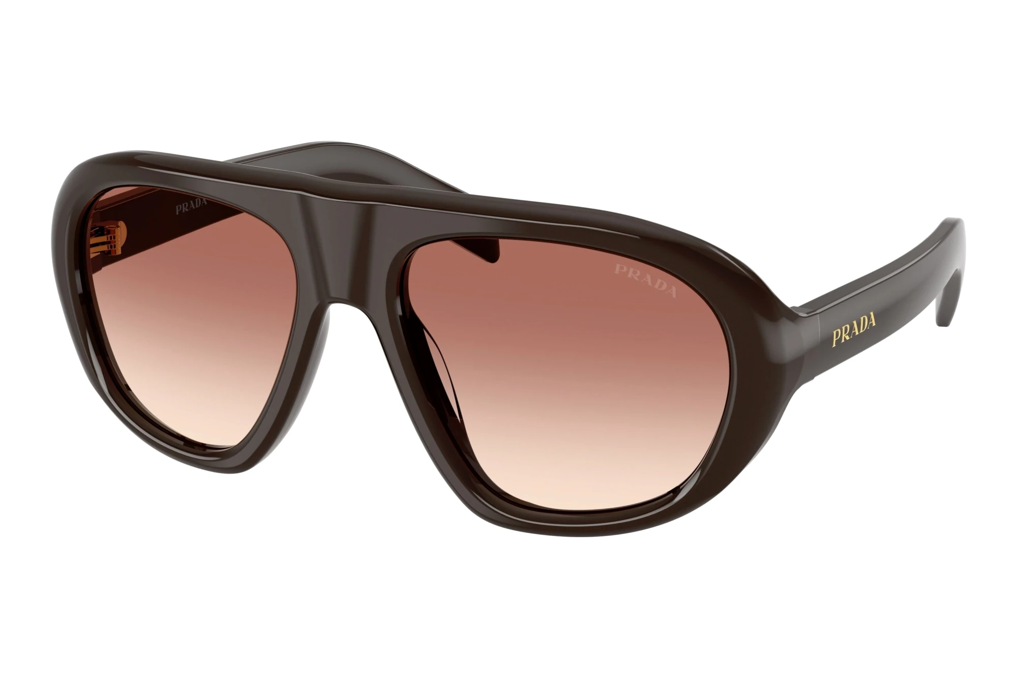 Prada   PR C05S 27I70X Brown Gradient BordeauxCigar