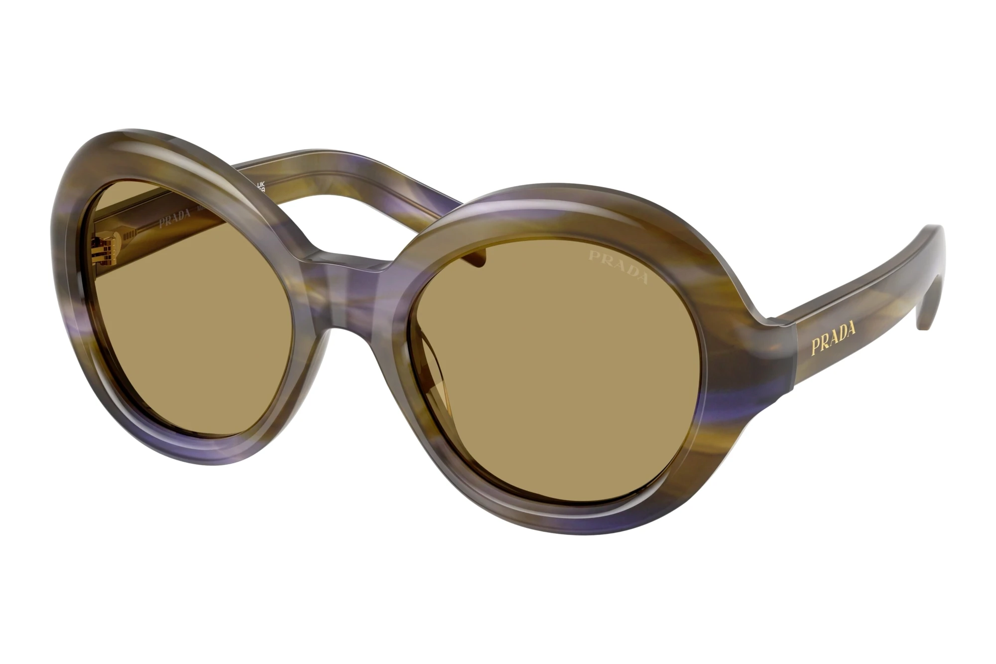 Prada   PR D08SU 23G70G Green OliveStriped Lagoon