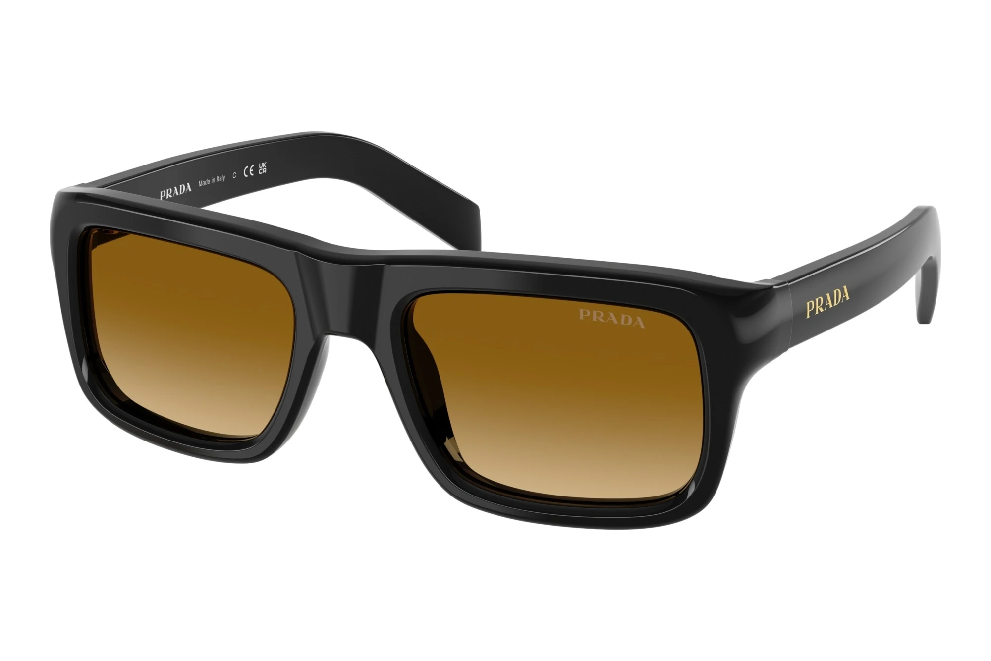 Prada   PR D11S 16K10X Yellow Gradient Light BrownBlack