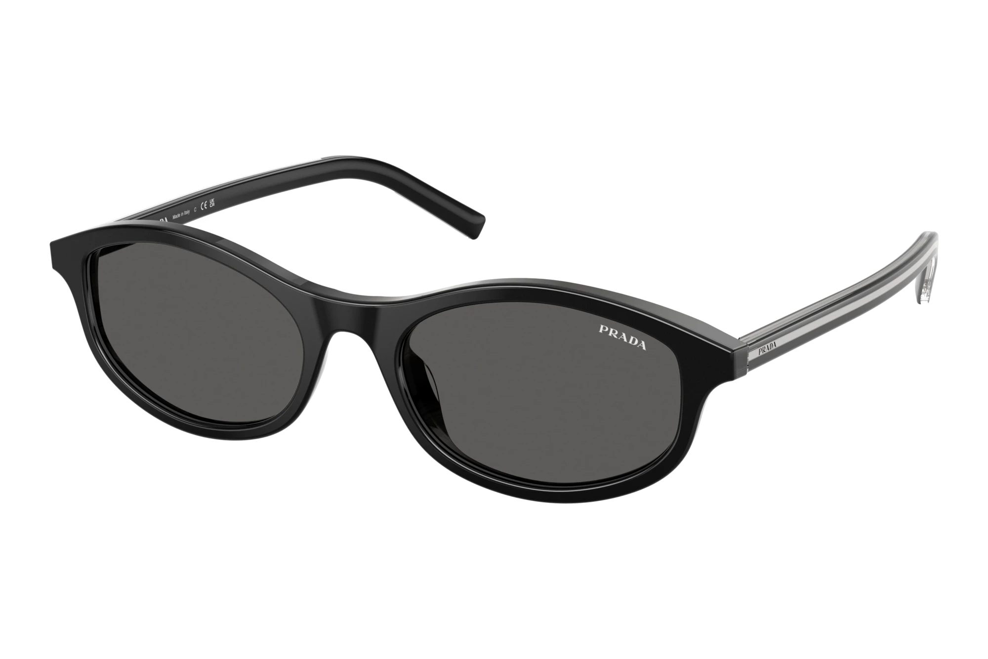 Prada   PR D17S 29O20Z Dark GreyBlack/basalt Horn