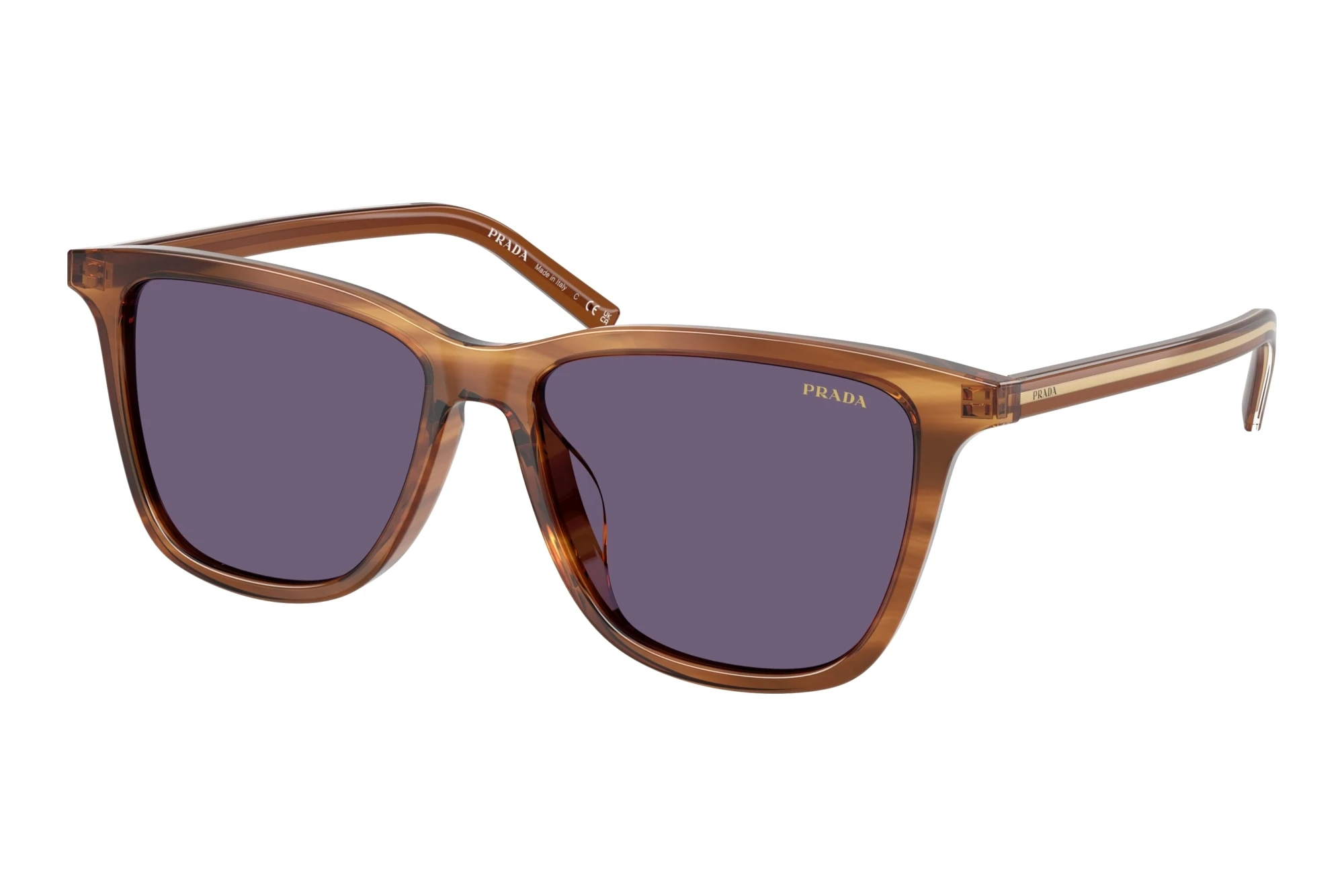 Prada   PR D18SD 25O70W VioletStriped Rosewood
