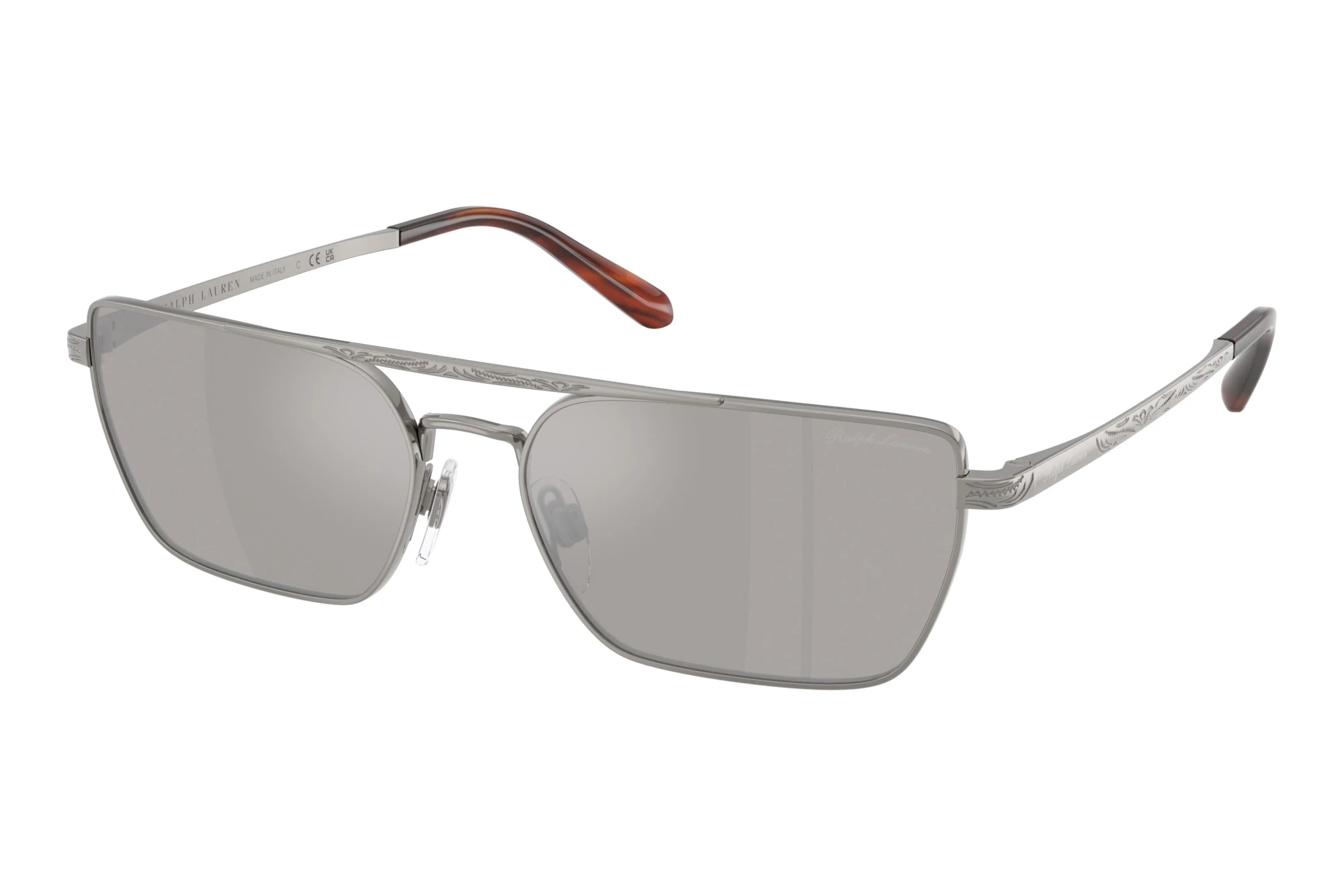 Ralph Lauren   RL7092 90026G Light Gray Mirror SilverShiny Gunmetal