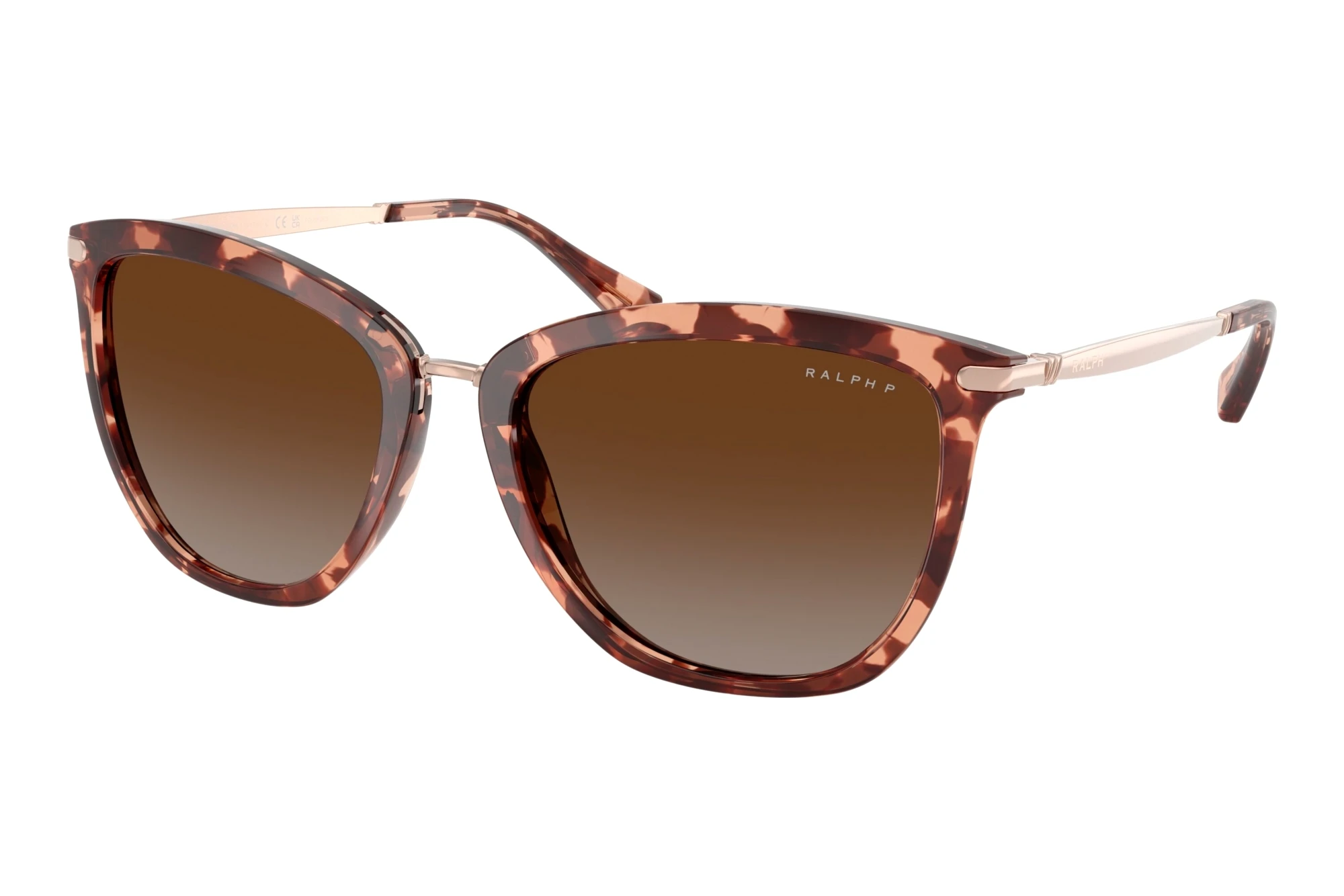 Ralph   RA5245 6394T5 Brown Gradient PolarizedPink Havana