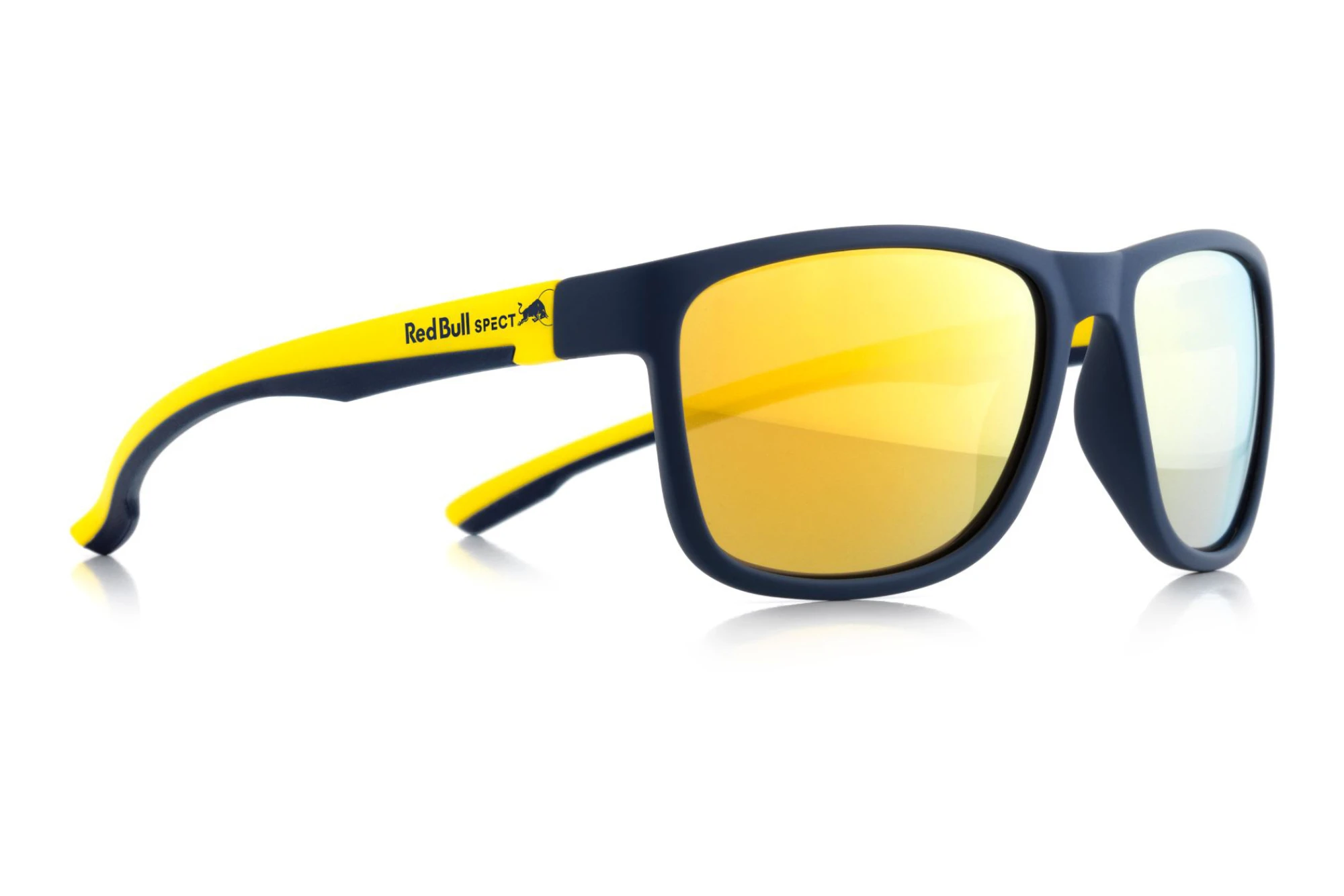 Red Bull SPECT   TWIST 005P brown with gold mirror POLblue-yellow