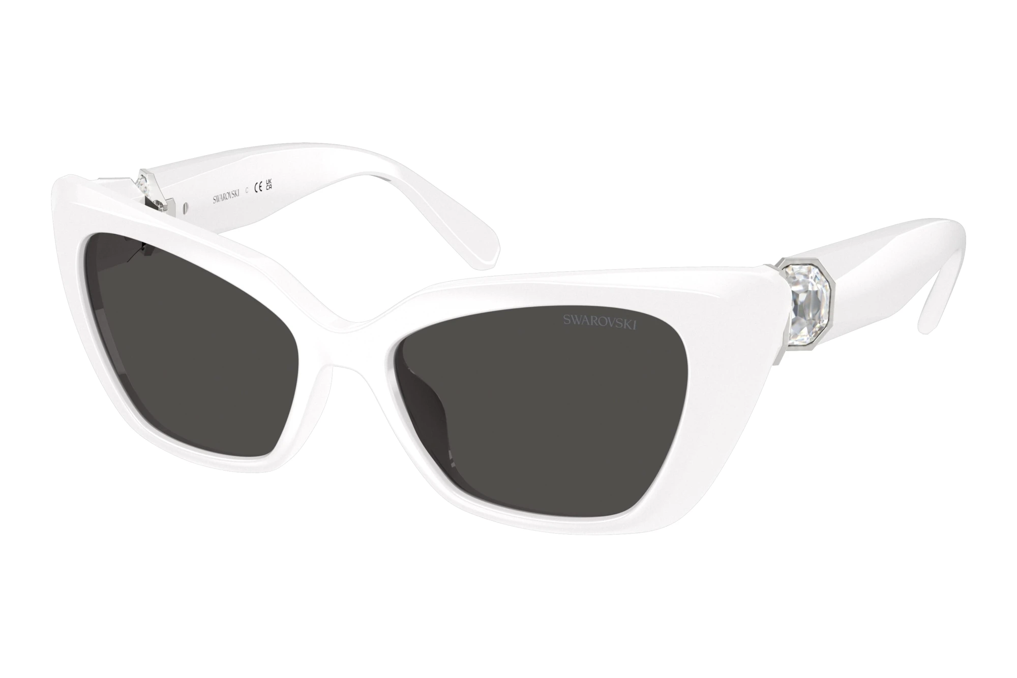 Swarovski   SK6047 105087 Dark GreyWhite
