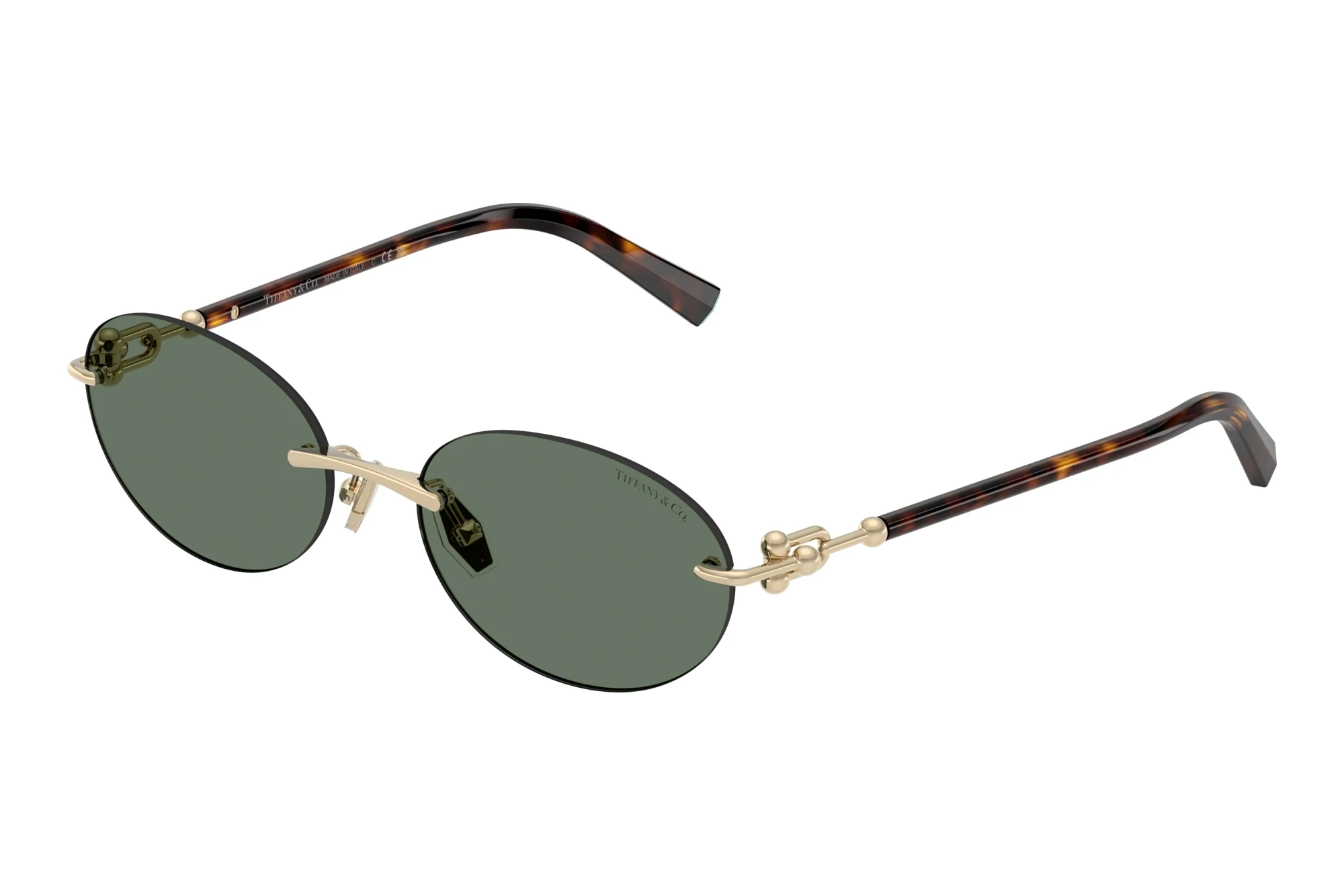 Tiffany   TF3104D 623882 Dark GreenPale Gold