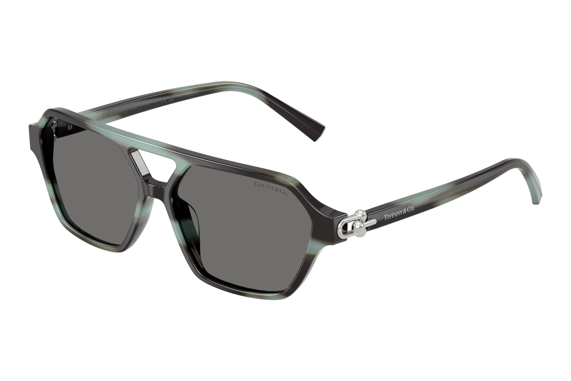 Tiffany   TF4264U 844381 Dark Grey PolarizedStriped Black Tiffany