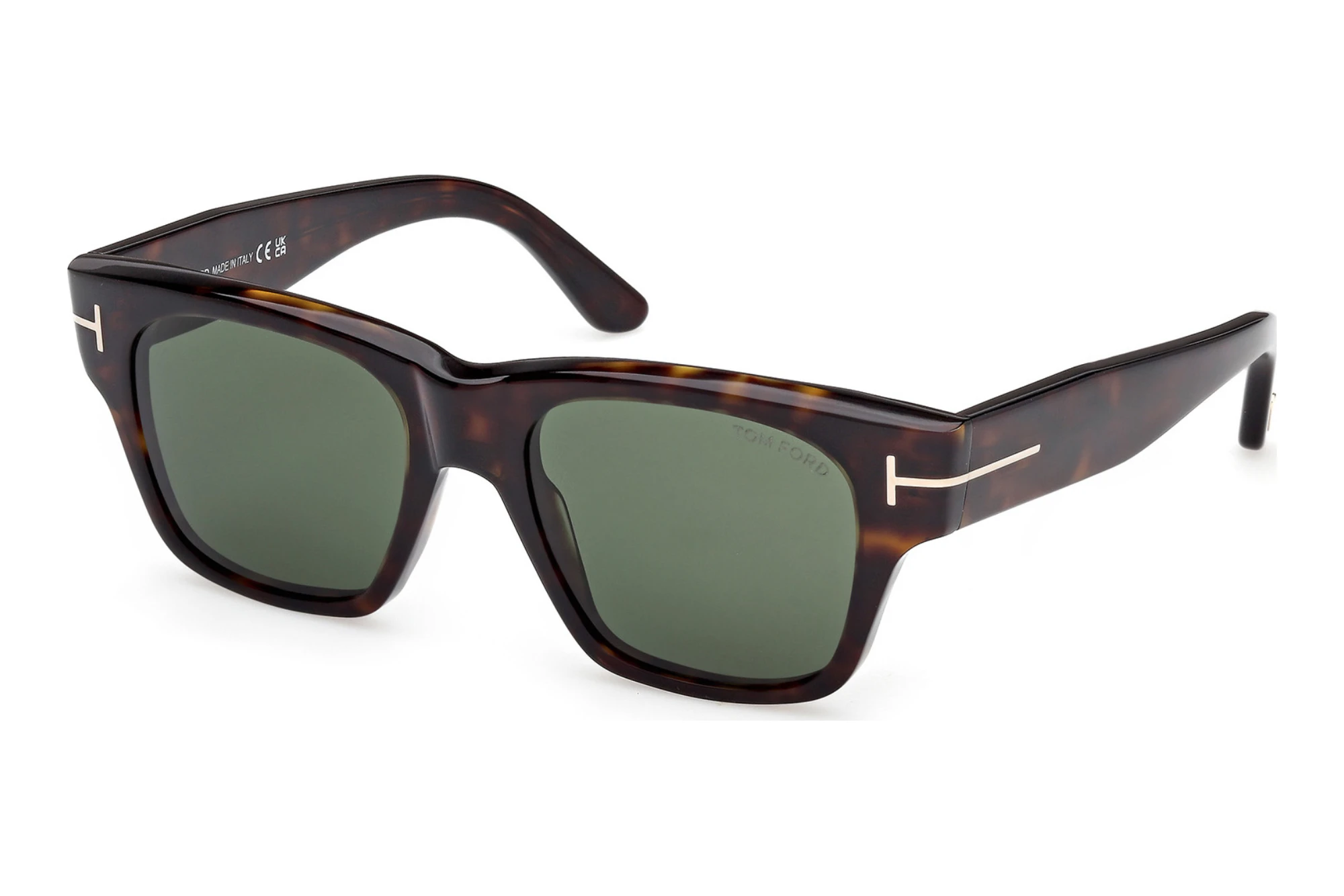 Tom Ford   FT1280 52N grünDunkel Havanna