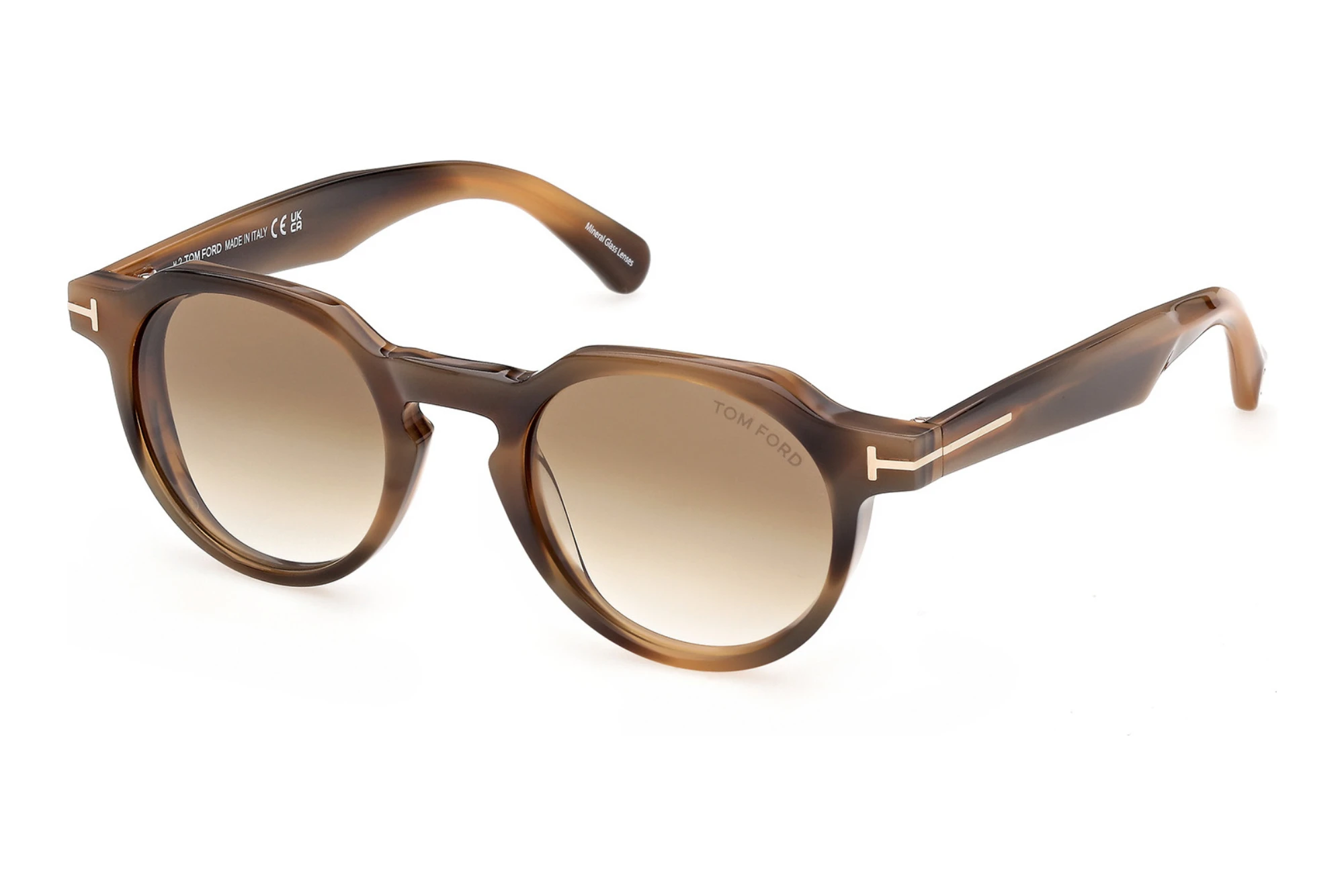Tom Ford   FT1358 55F braun verlaufendBunt Havanna